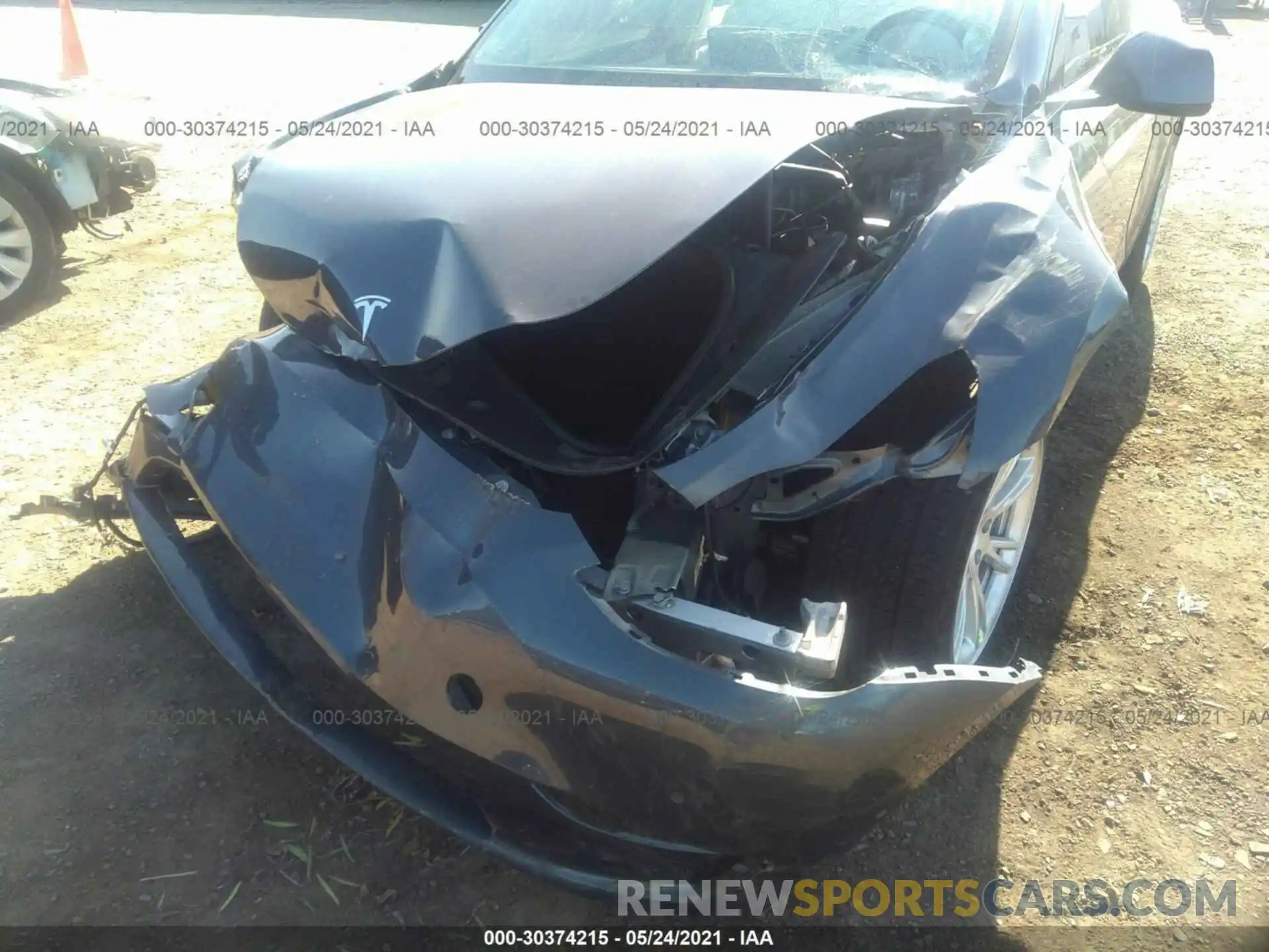 6 Photograph of a damaged car 5YJYGDEE3LF053730 TESLA MODEL Y 2020