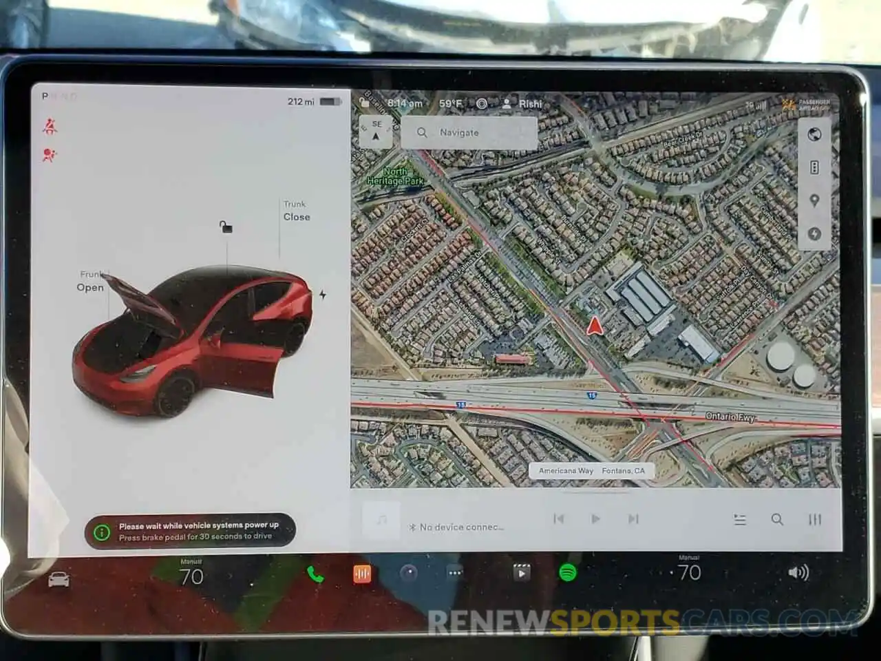 9 Photograph of a damaged car 5YJYGDEE3LF055381 TESLA MODEL Y 2020