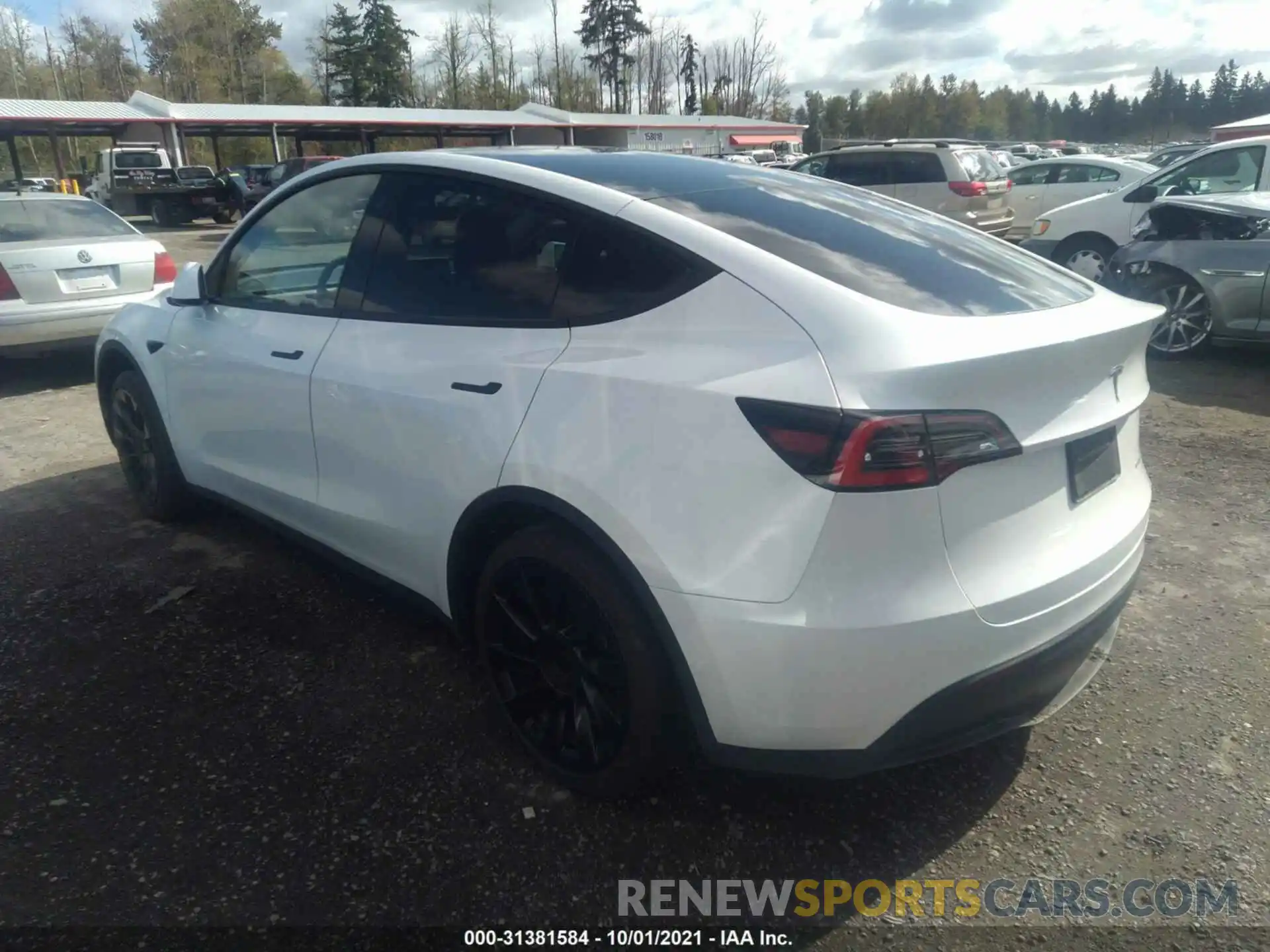 3 Photograph of a damaged car 5YJYGDEE3LF057406 TESLA MODEL Y 2020