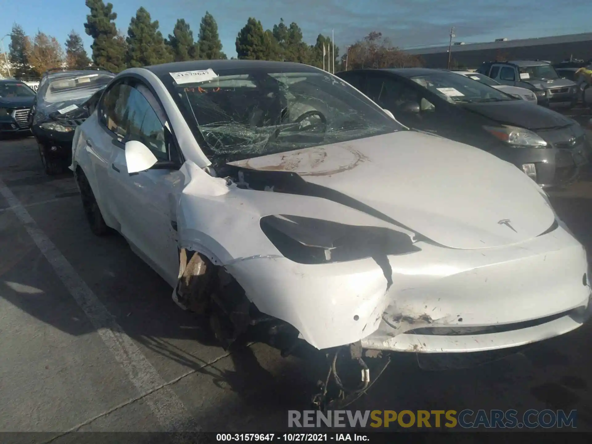 6 Photograph of a damaged car 5YJYGDEE3LF058538 TESLA MODEL Y 2020