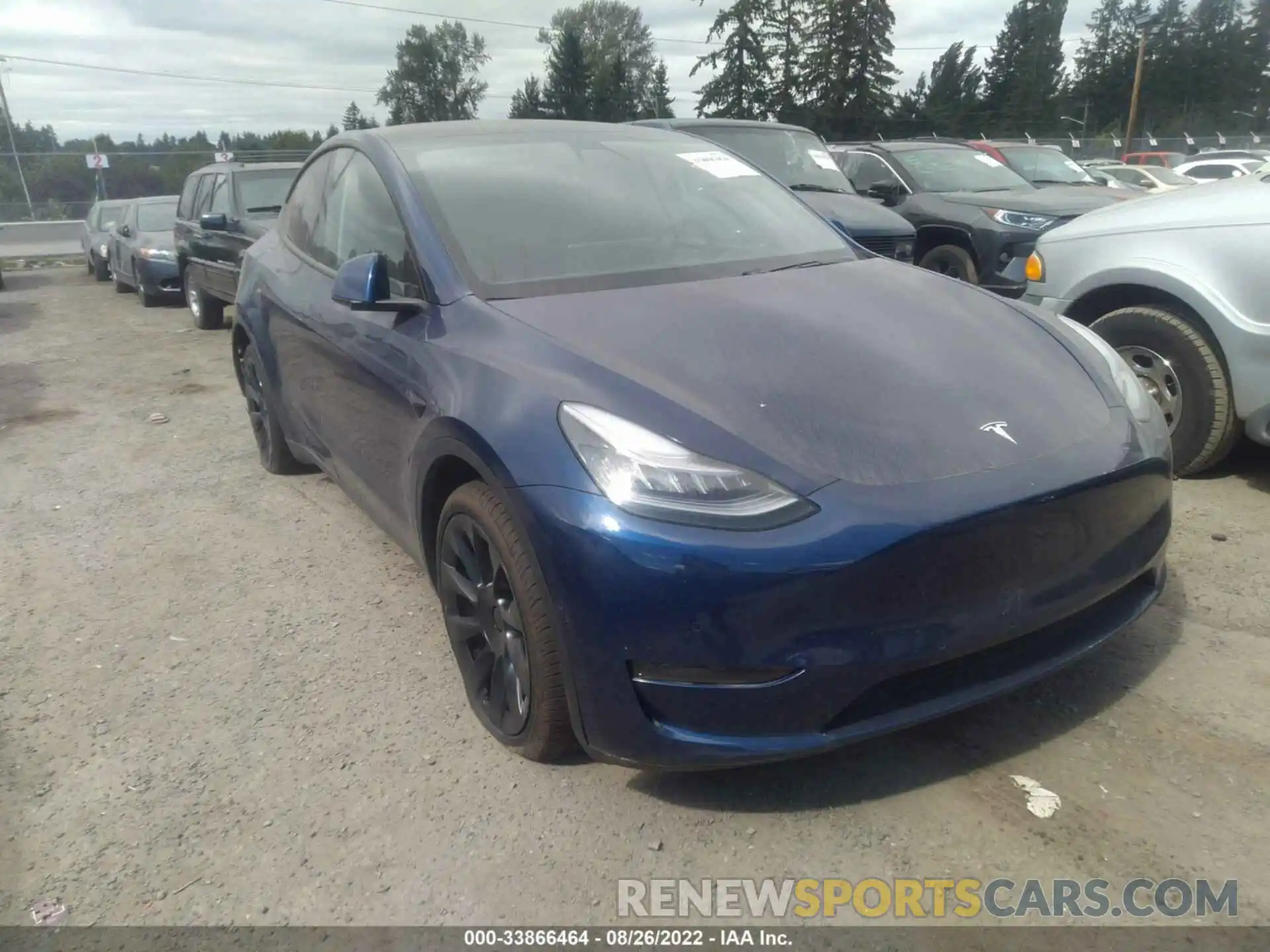 1 Фотография поврежденного автомобиля 5YJYGDEE3LF059480 TESLA MODEL Y 2020