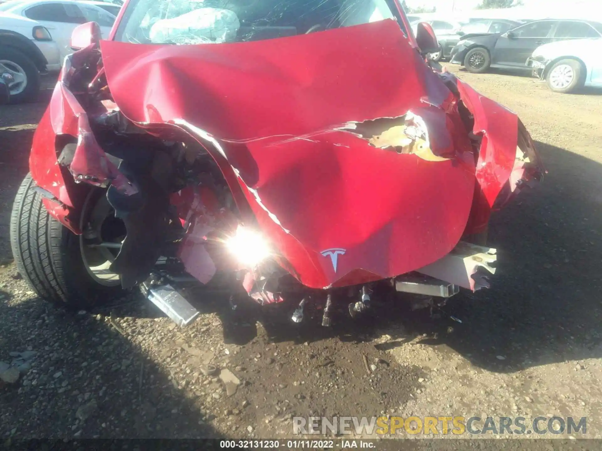 6 Photograph of a damaged car 5YJYGDEE4LF010112 TESLA MODEL Y 2020