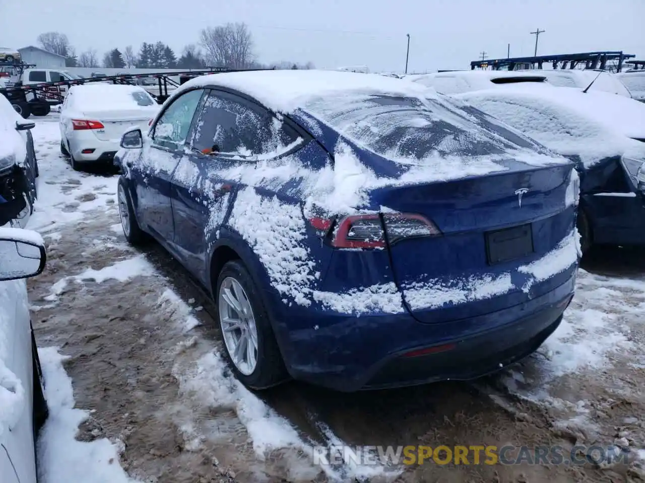 3 Photograph of a damaged car 5YJYGDEE4LF015391 TESLA MODEL Y 2020