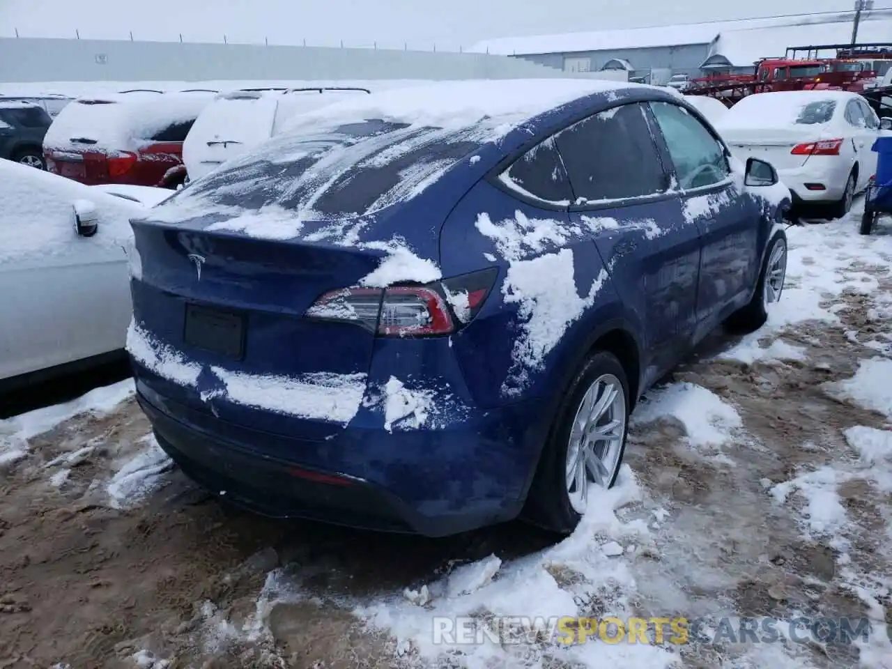 4 Фотография поврежденного автомобиля 5YJYGDEE4LF015391 TESLA MODEL Y 2020