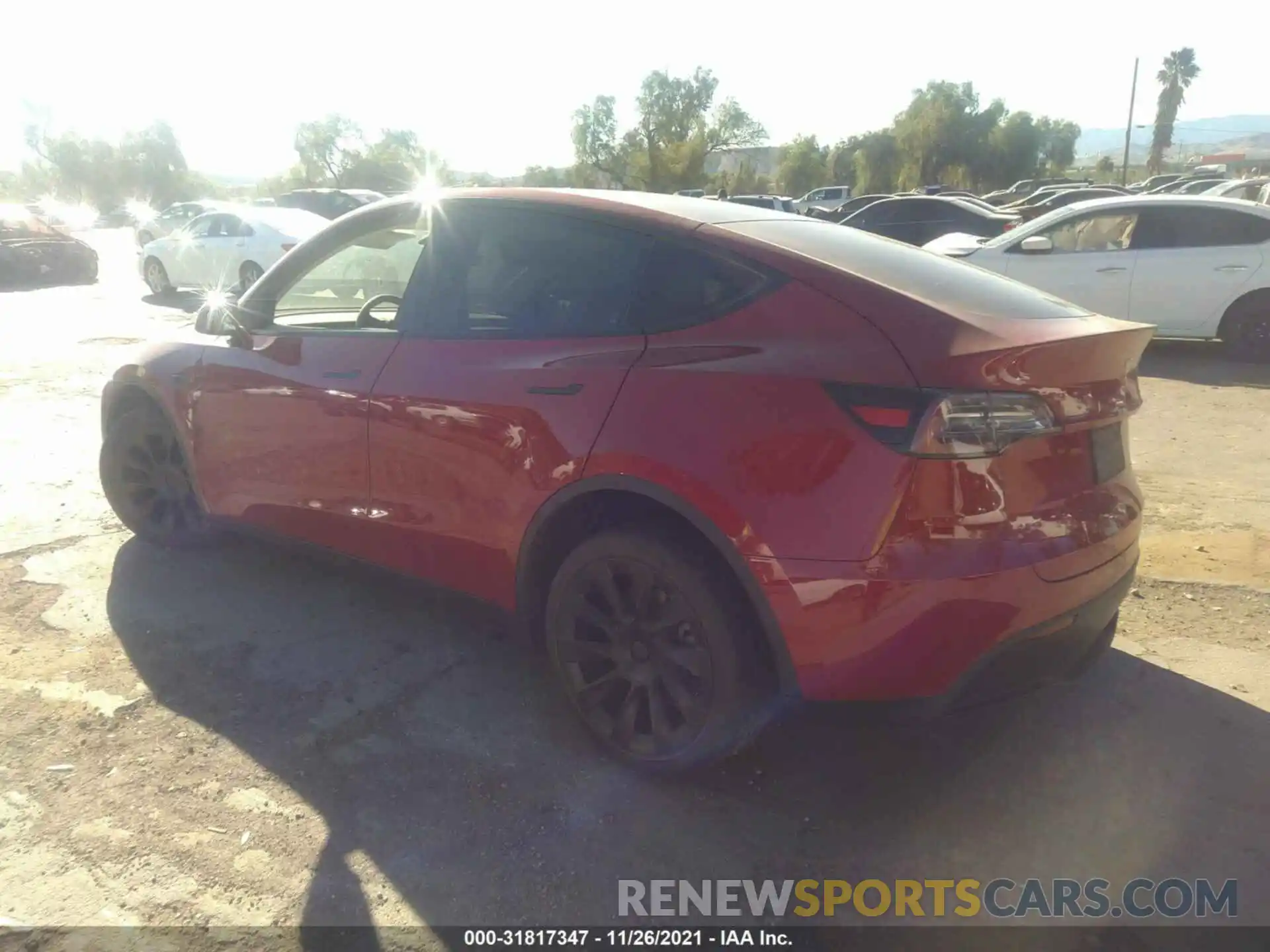 3 Photograph of a damaged car 5YJYGDEE4LF018288 TESLA MODEL Y 2020