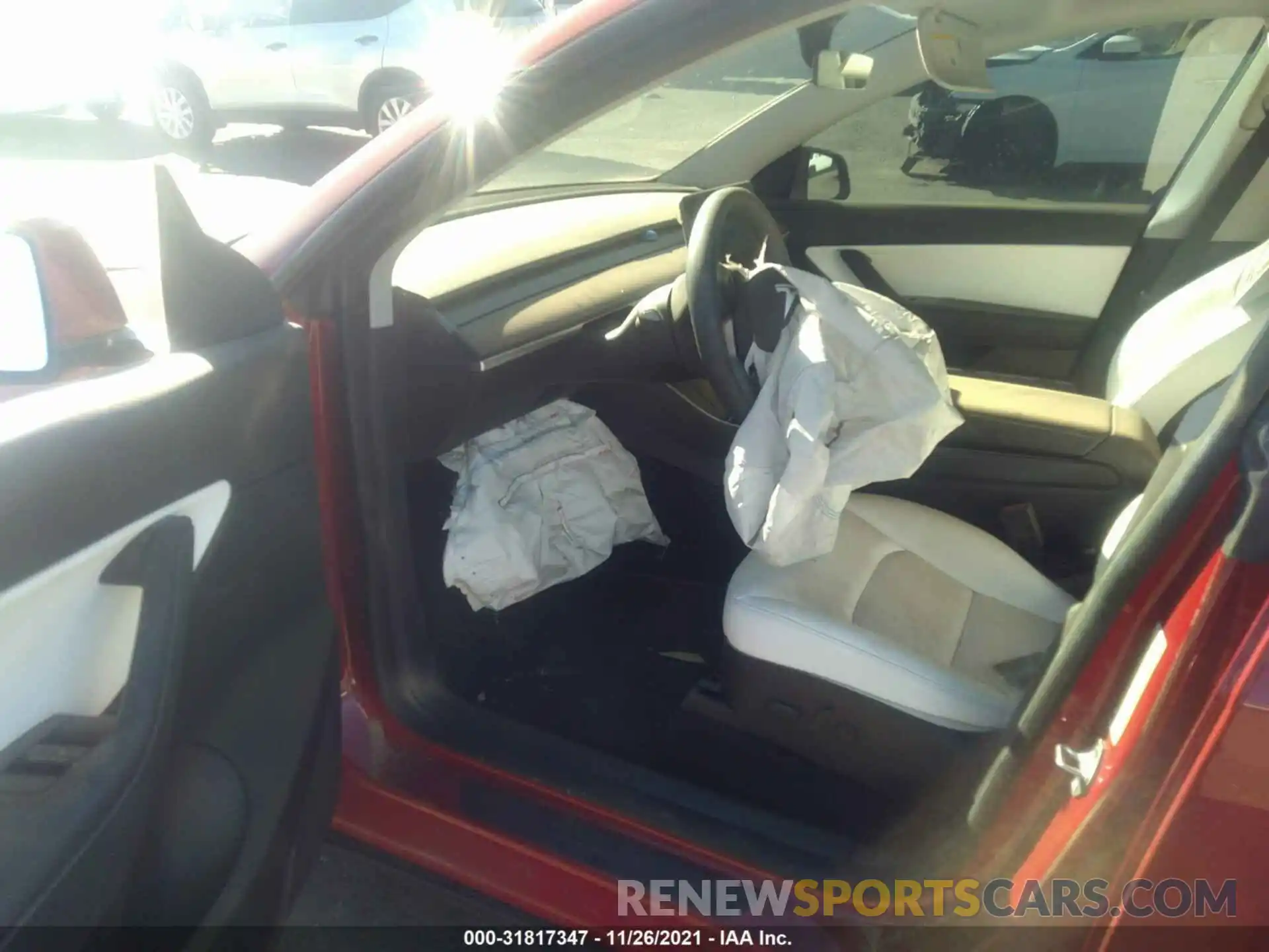 5 Photograph of a damaged car 5YJYGDEE4LF018288 TESLA MODEL Y 2020