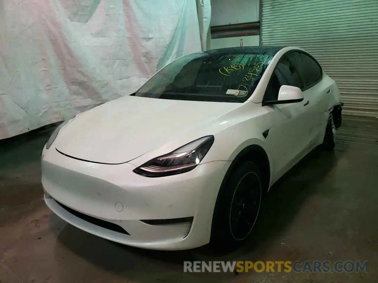 2 Фотография поврежденного автомобиля 5YJYGDEE4LF026570 TESLA MODEL Y 2020