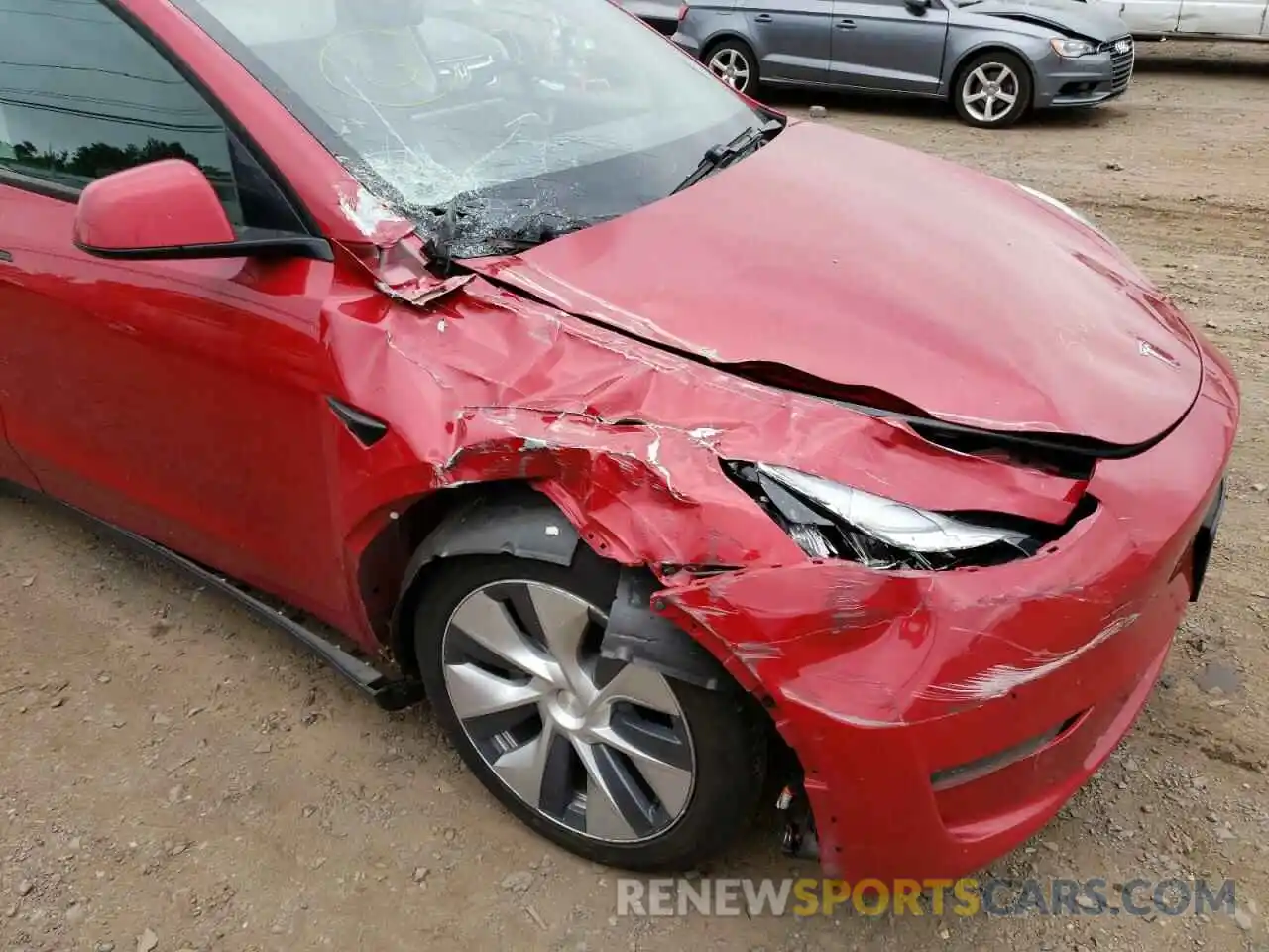 9 Photograph of a damaged car 5YJYGDEE4LF030456 TESLA MODEL Y 2020