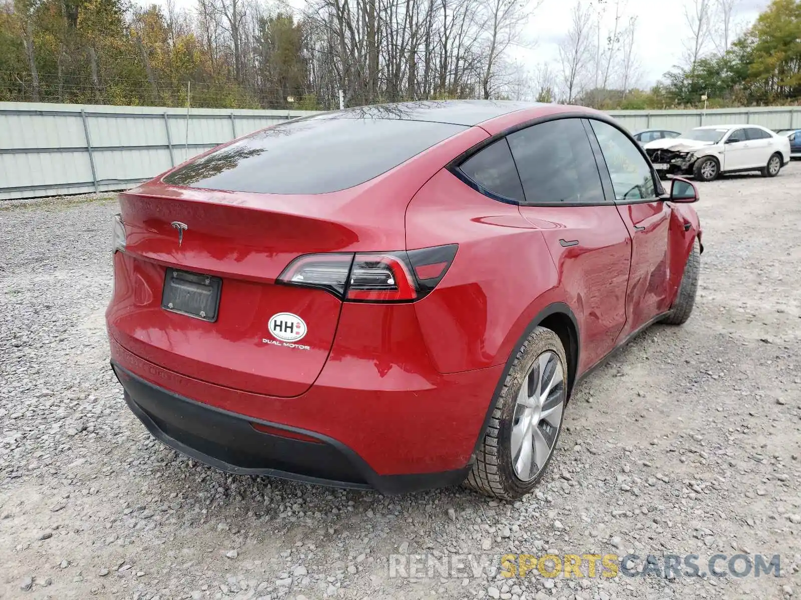 4 Photograph of a damaged car 5YJYGDEE4LF044759 TESLA MODEL Y 2020