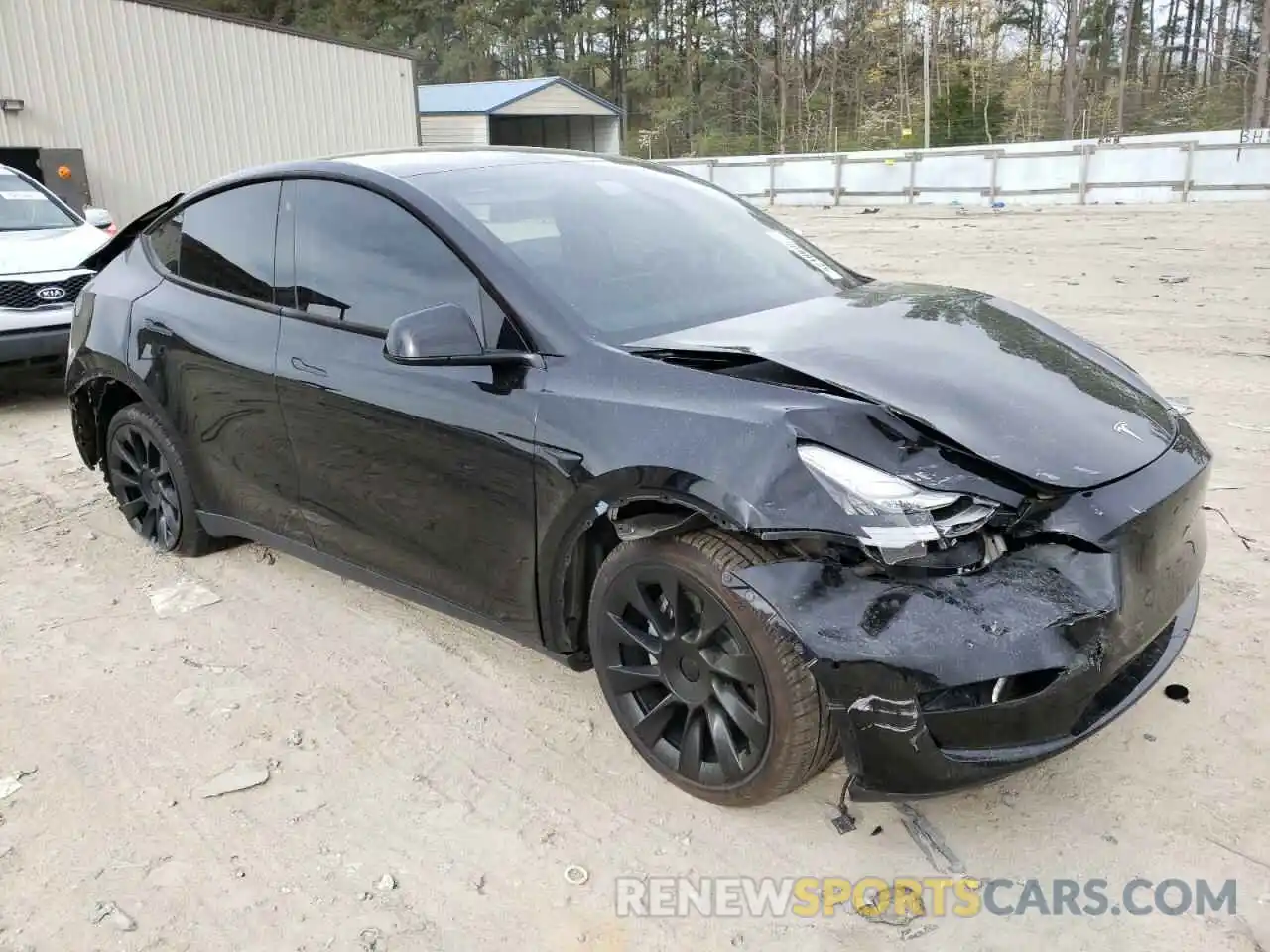 1 Photograph of a damaged car 5YJYGDEE4LF048391 TESLA MODEL Y 2020