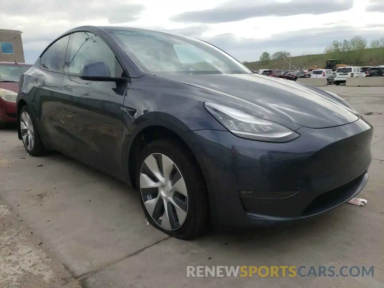 1 Photograph of a damaged car 5YJYGDEE4LF050397 TESLA MODEL Y 2020