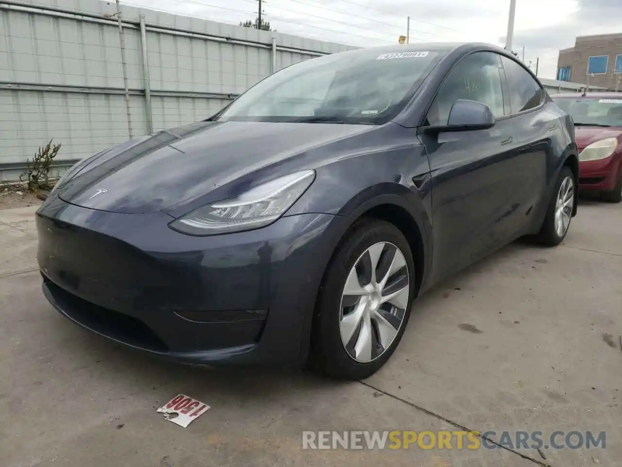 2 Photograph of a damaged car 5YJYGDEE4LF050397 TESLA MODEL Y 2020