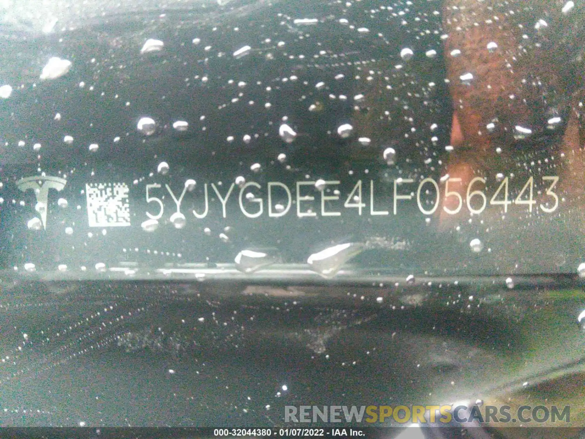 9 Photograph of a damaged car 5YJYGDEE4LF056443 TESLA MODEL Y 2020