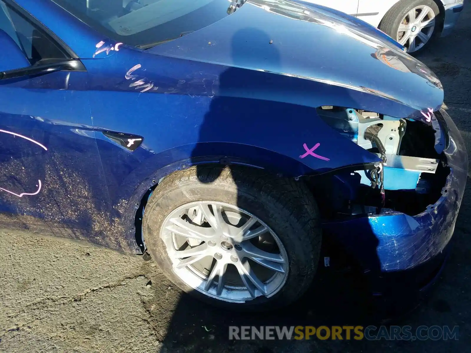 9 Photograph of a damaged car 5YJYGDEE4LF059049 TESLA MODEL Y 2020