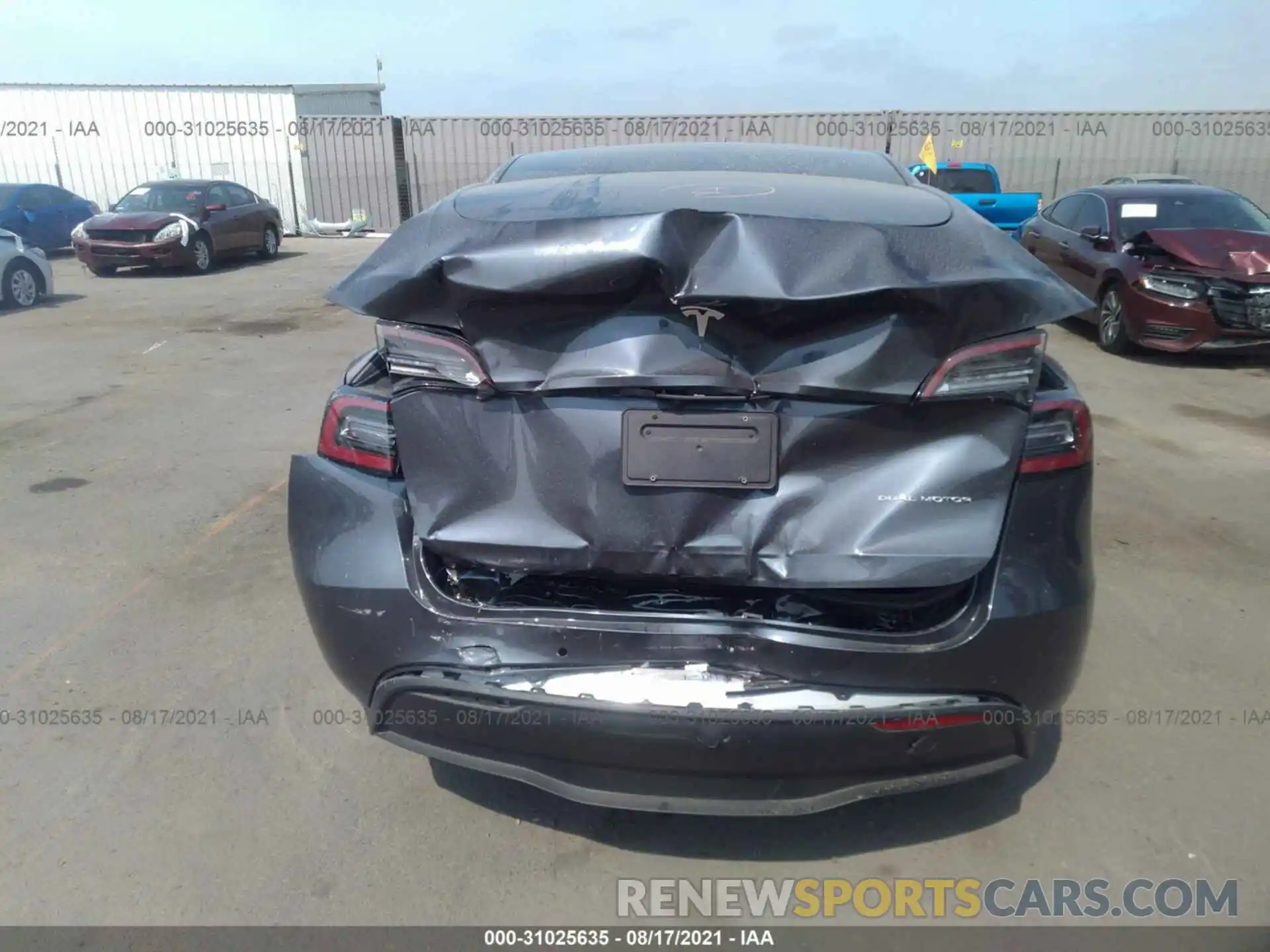 6 Photograph of a damaged car 5YJYGDEE5LF008482 TESLA MODEL Y 2020