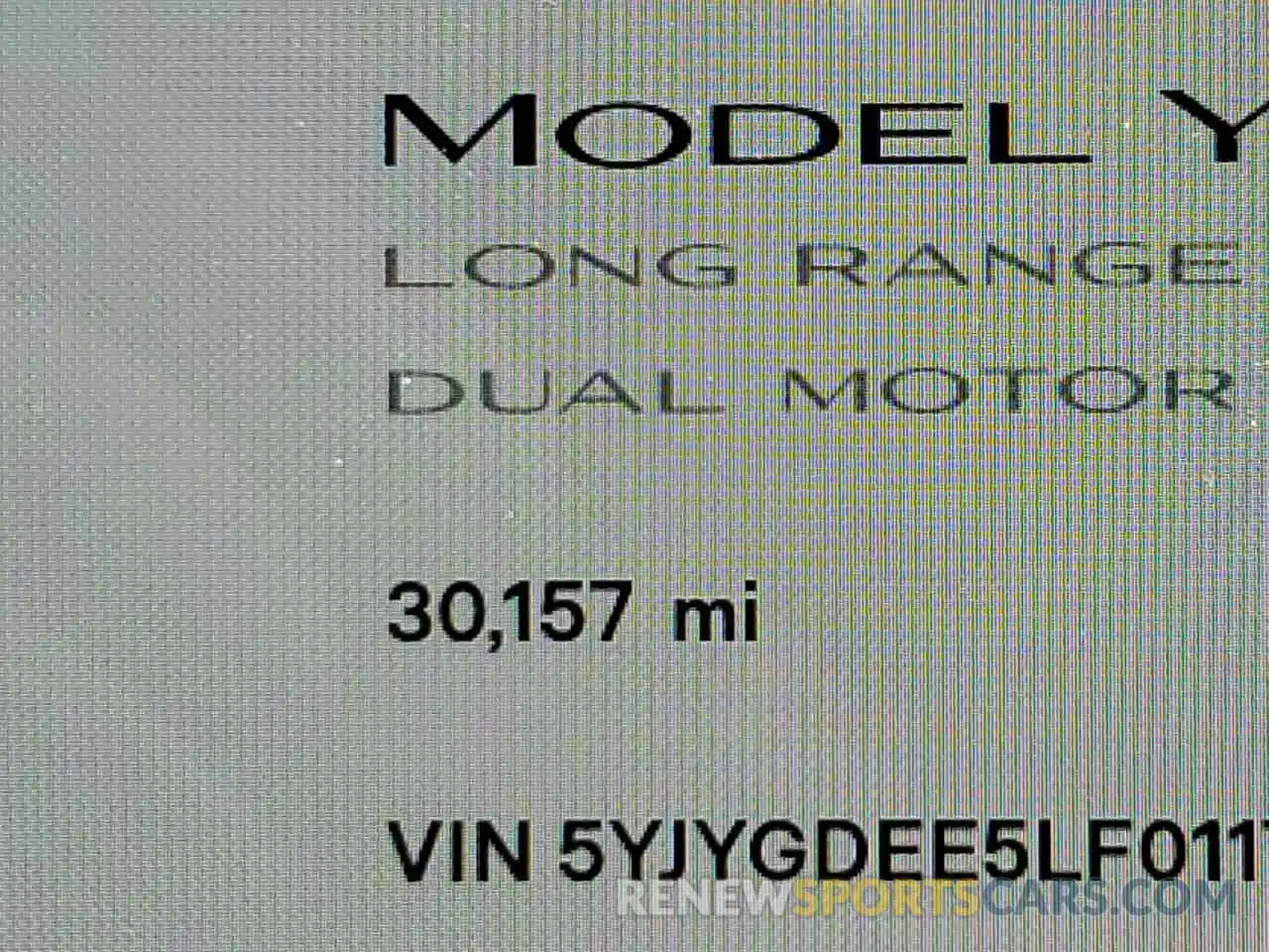 8 Photograph of a damaged car 5YJYGDEE5LF011799 TESLA MODEL Y 2020