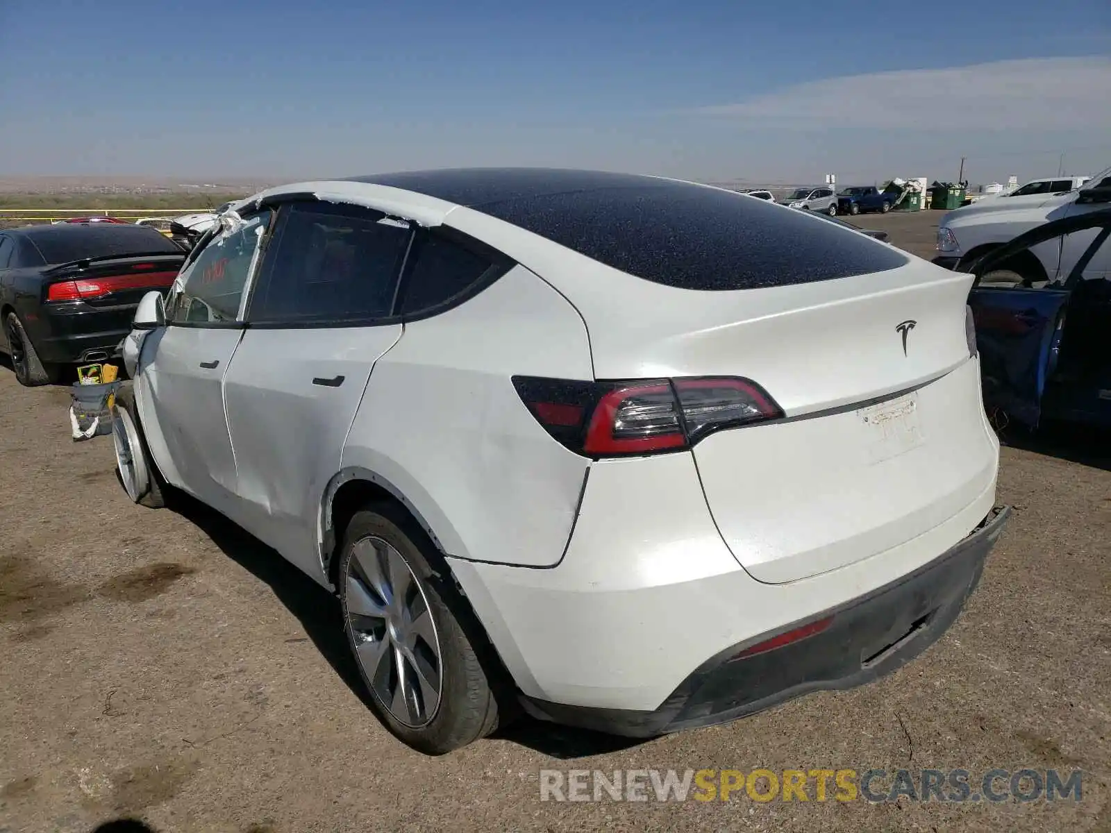 3 Photograph of a damaged car 5YJYGDEE5LF026478 TESLA MODEL Y 2020