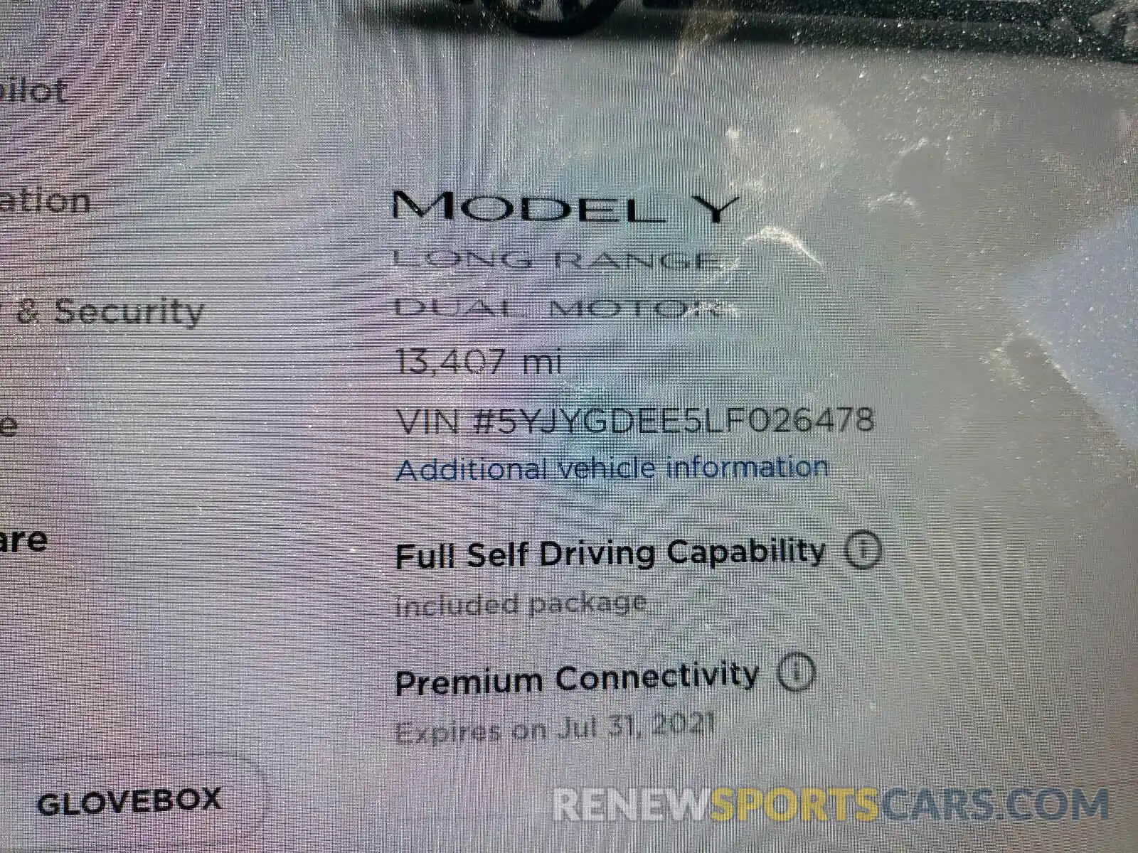 8 Photograph of a damaged car 5YJYGDEE5LF026478 TESLA MODEL Y 2020