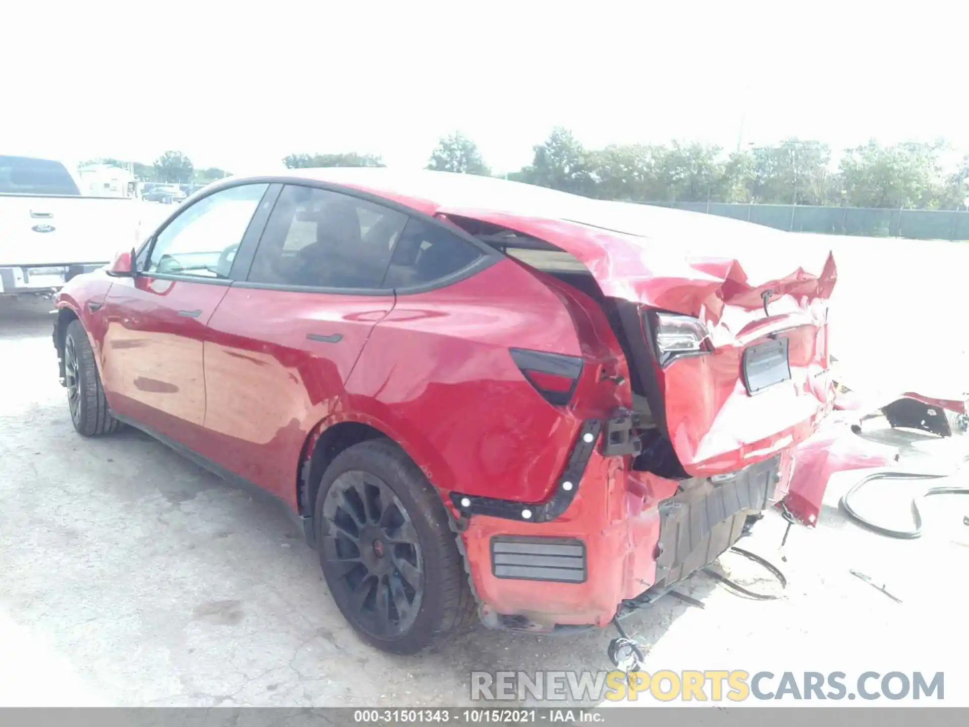 3 Photograph of a damaged car 5YJYGDEE5LF033415 TESLA MODEL Y 2020