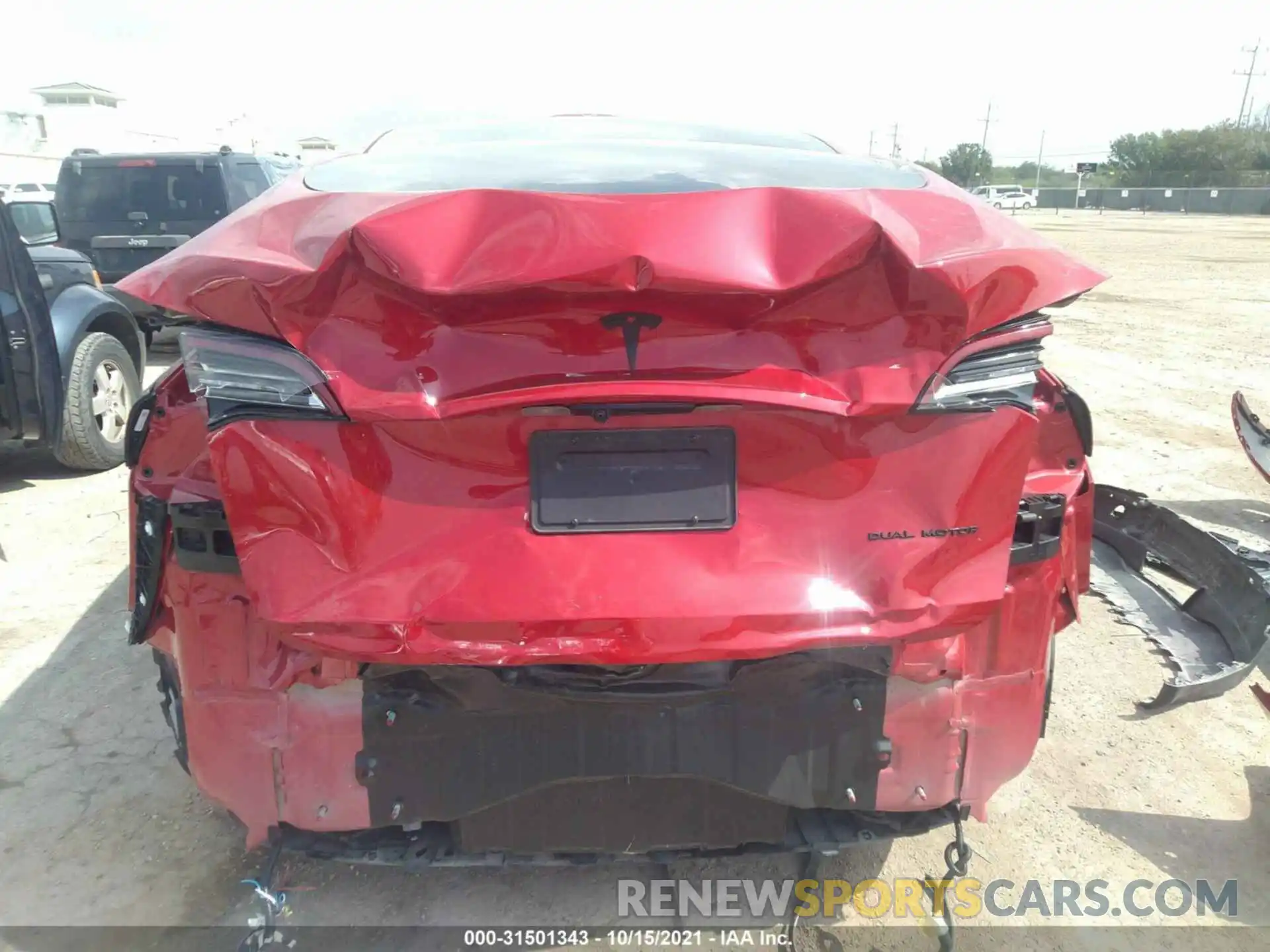 6 Photograph of a damaged car 5YJYGDEE5LF033415 TESLA MODEL Y 2020