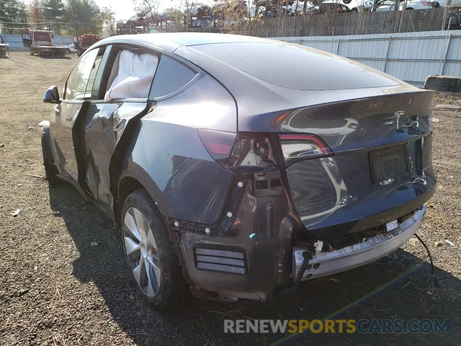 3 Photograph of a damaged car 5YJYGDEE5LF046617 TESLA MODEL Y 2020