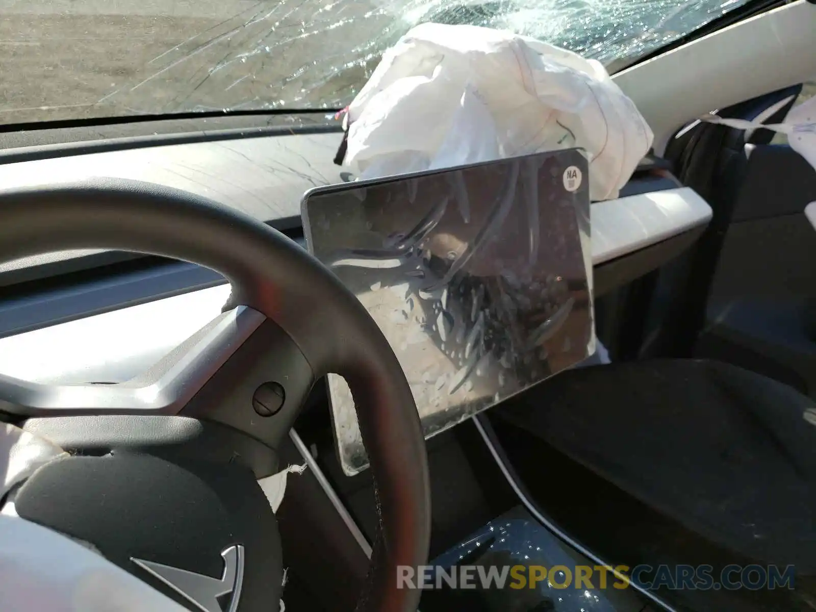 8 Photograph of a damaged car 5YJYGDEE5LF046617 TESLA MODEL Y 2020