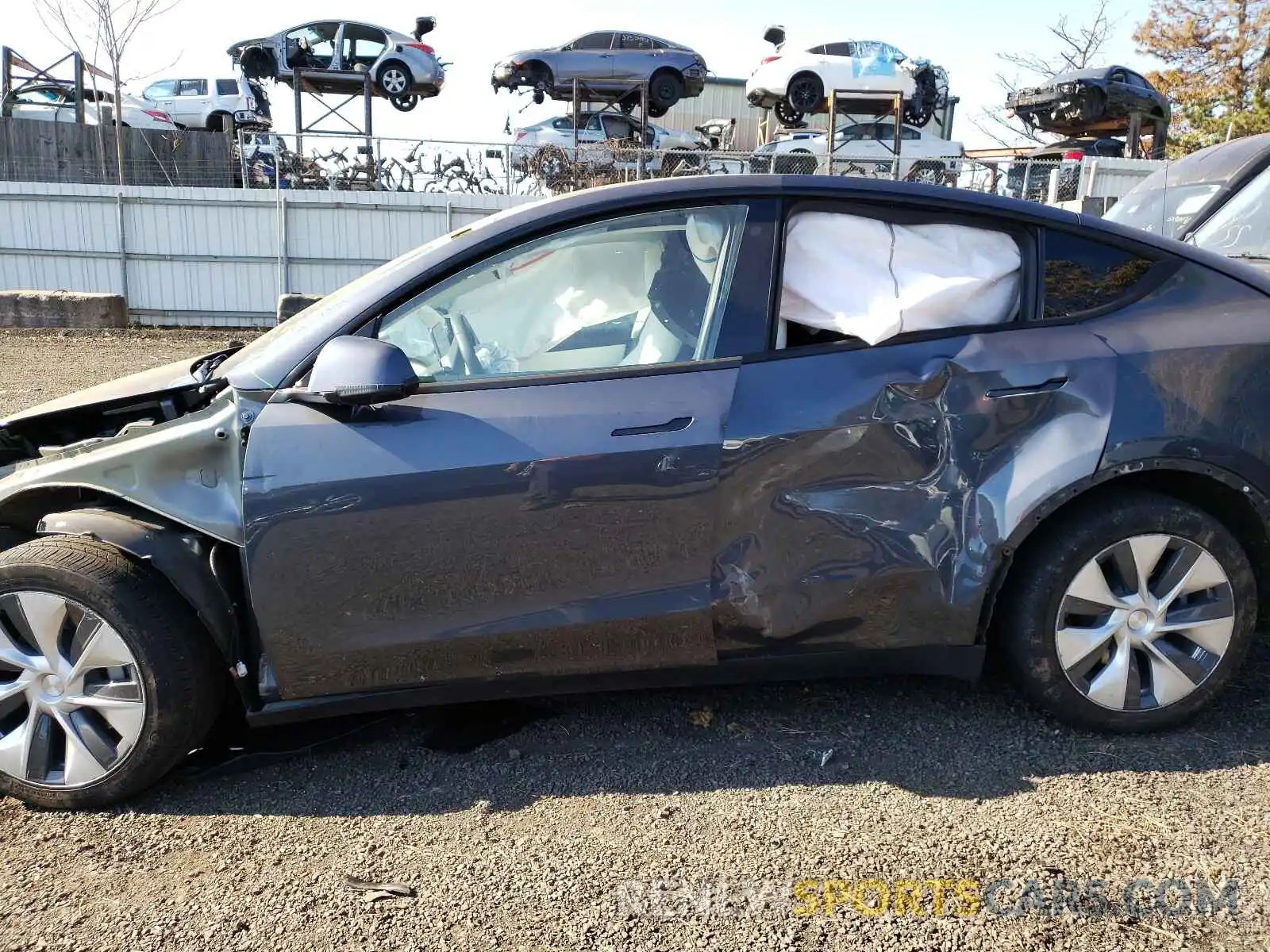 9 Photograph of a damaged car 5YJYGDEE5LF046617 TESLA MODEL Y 2020