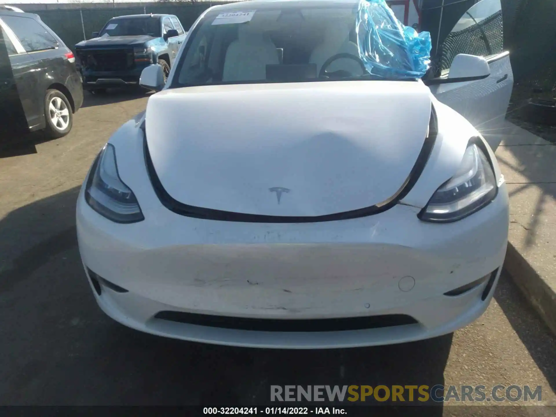 12 Фотография поврежденного автомобиля 5YJYGDEE5LF049257 TESLA MODEL Y 2020