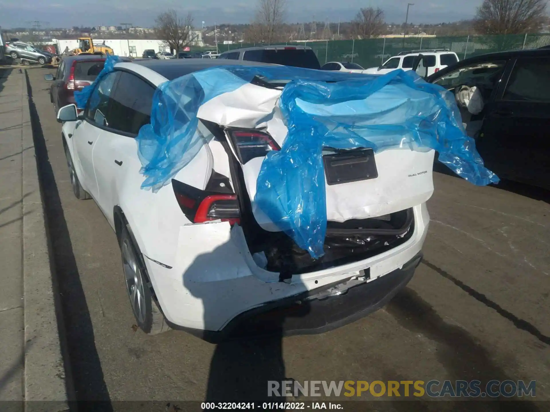 6 Photograph of a damaged car 5YJYGDEE5LF049257 TESLA MODEL Y 2020