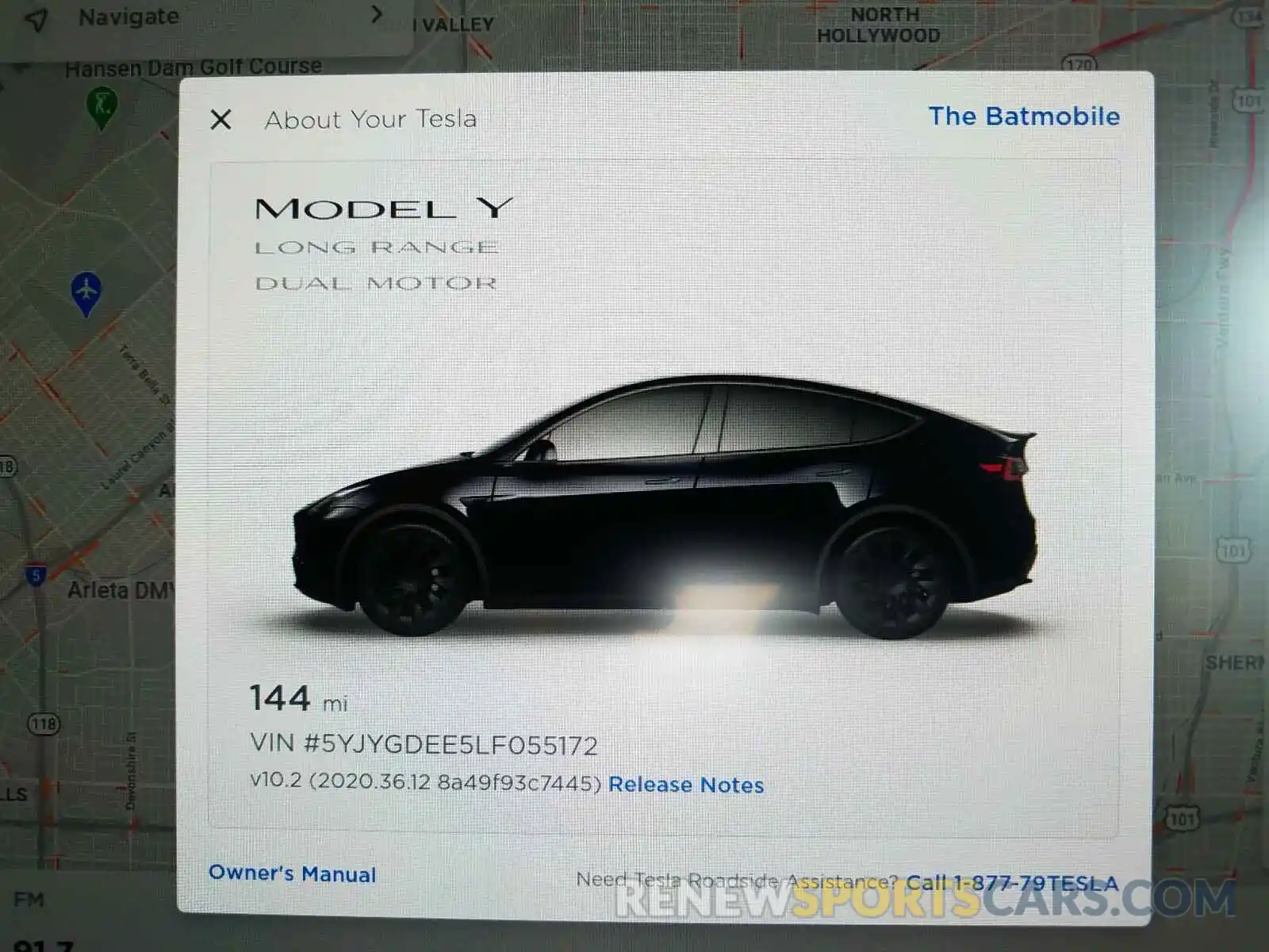 8 Photograph of a damaged car 5YJYGDEE5LF055172 TESLA MODEL Y 2020