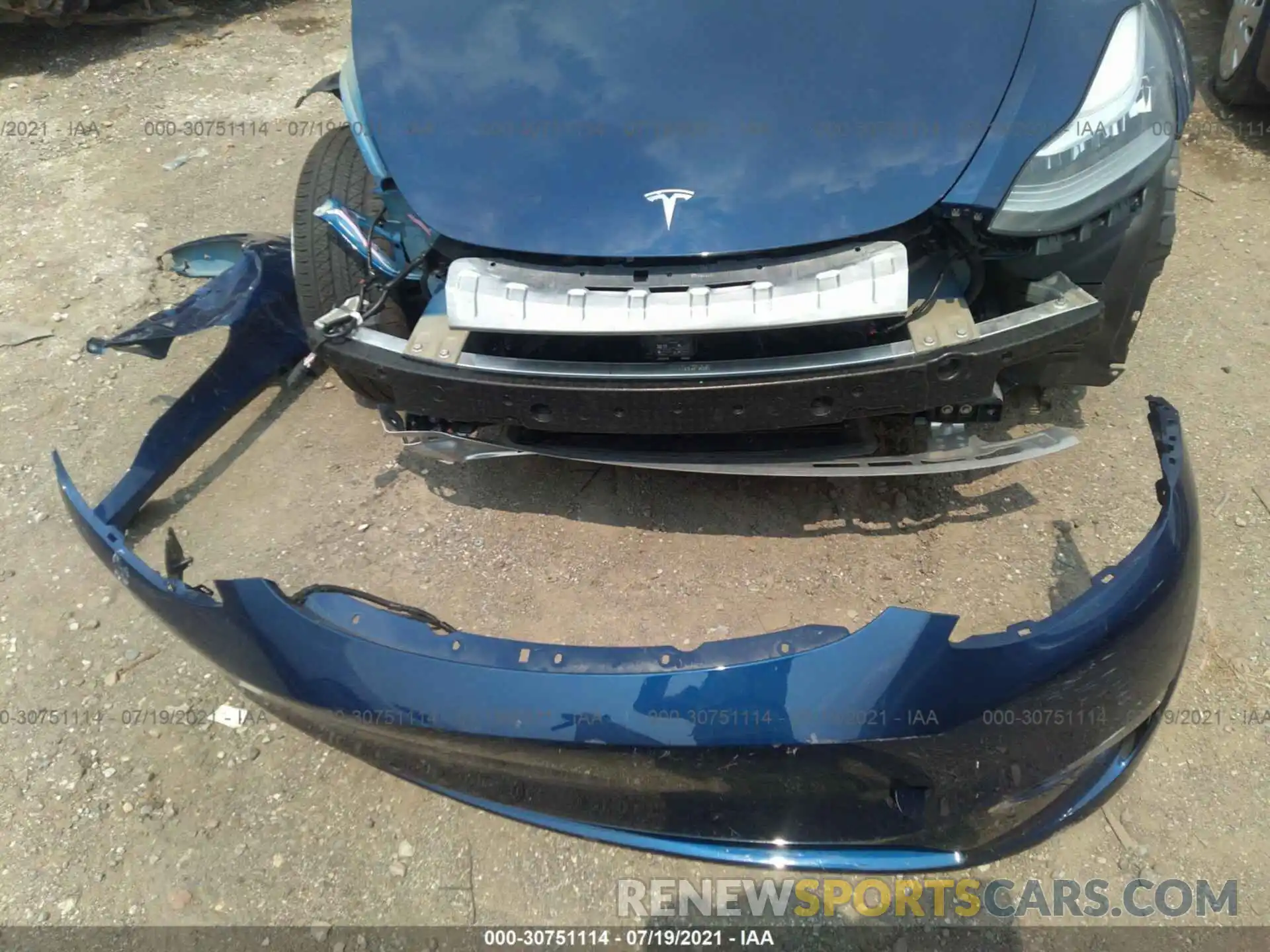 12 Фотография поврежденного автомобиля 5YJYGDEE6LF007115 TESLA MODEL Y 2020