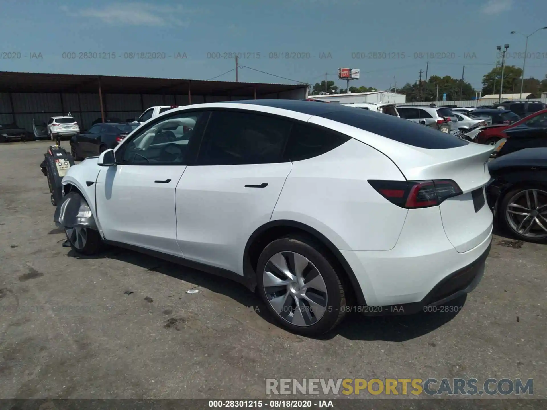 3 Photograph of a damaged car 5YJYGDEE6LF008684 TESLA MODEL Y 2020