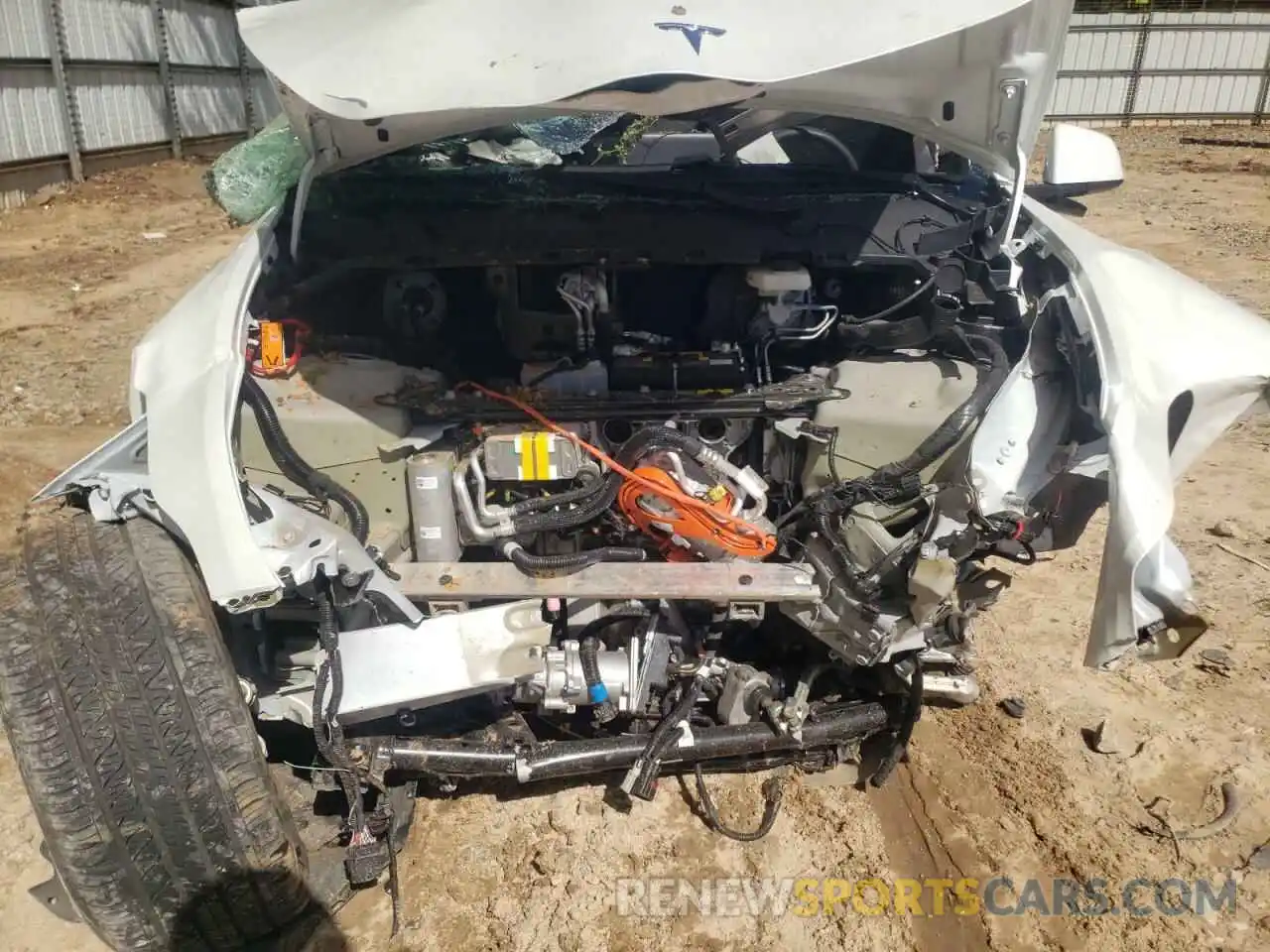 7 Photograph of a damaged car 5YJYGDEE6LF010063 TESLA MODEL Y 2020