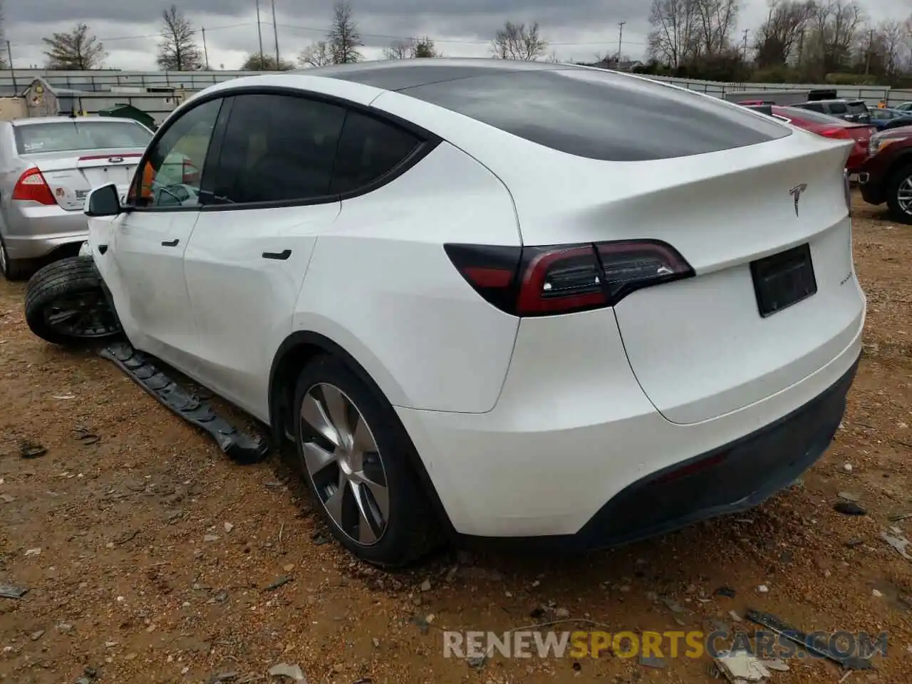 3 Photograph of a damaged car 5YJYGDEE6LF012492 TESLA MODEL Y 2020