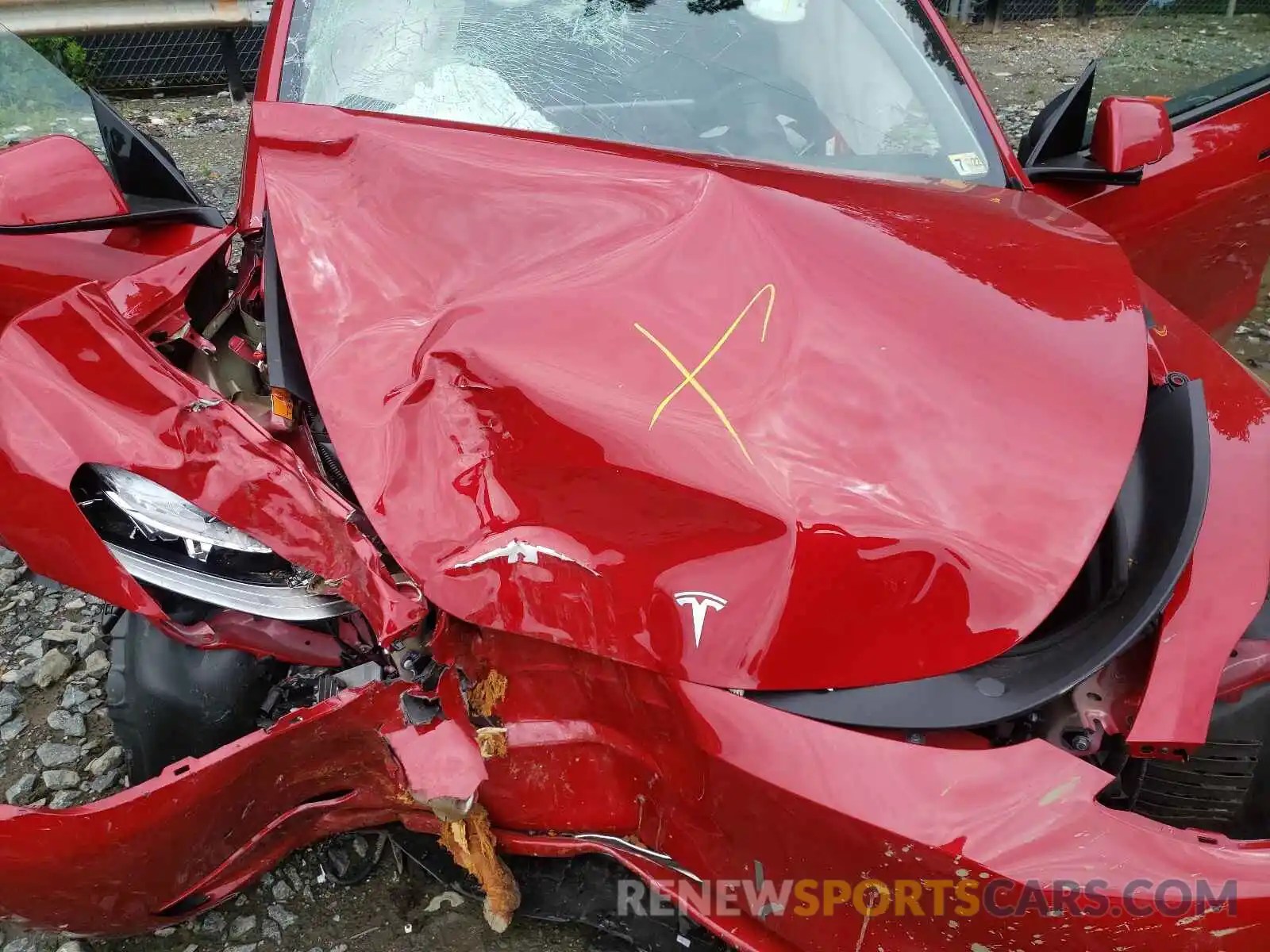 7 Photograph of a damaged car 5YJYGDEE6LF027302 TESLA MODEL Y 2020