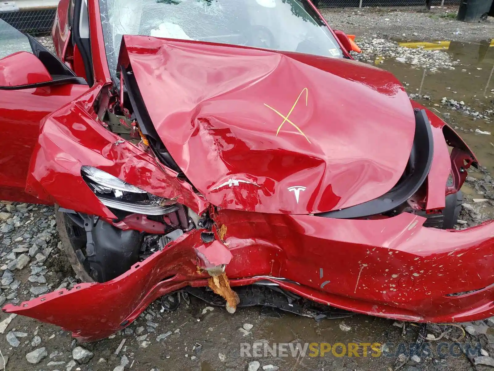 9 Photograph of a damaged car 5YJYGDEE6LF027302 TESLA MODEL Y 2020