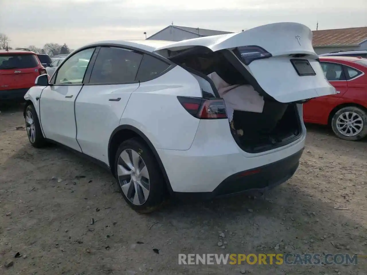 3 Photograph of a damaged car 5YJYGDEE6LF028434 TESLA MODEL Y 2020