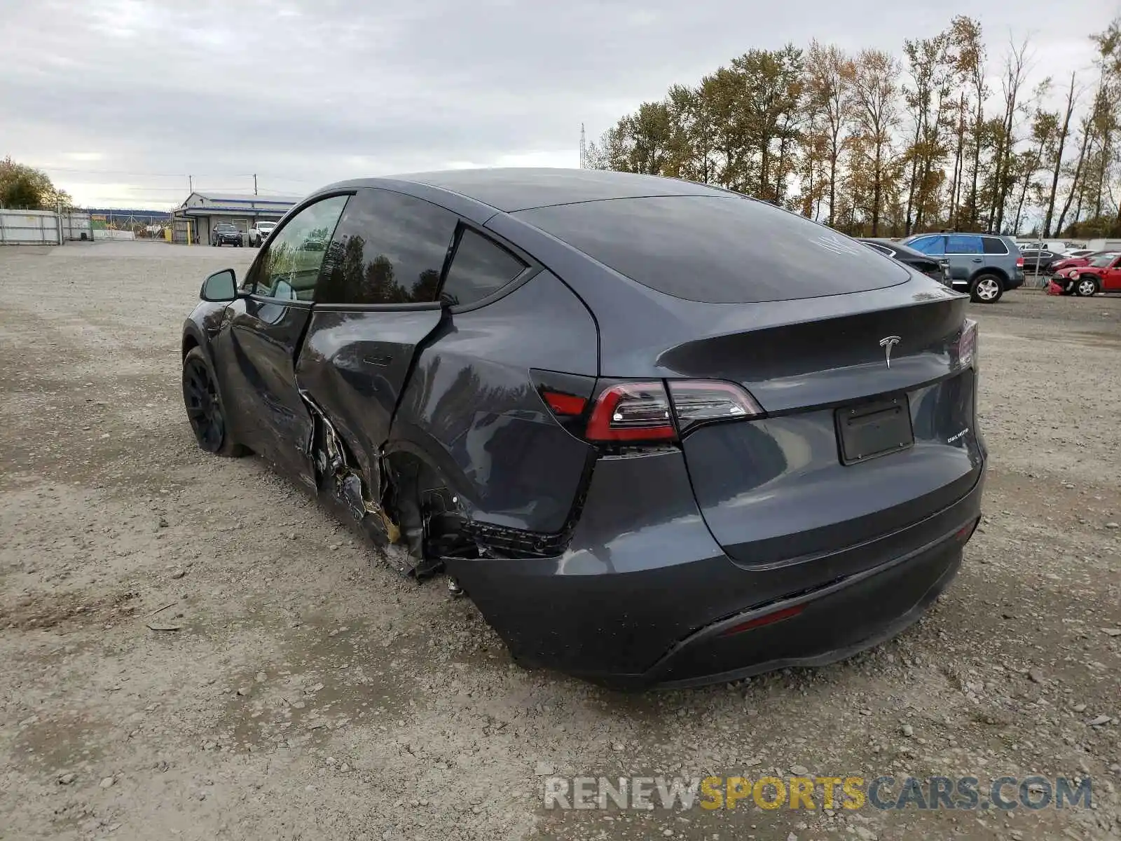 3 Photograph of a damaged car 5YJYGDEE6LF029308 TESLA MODEL Y 2020