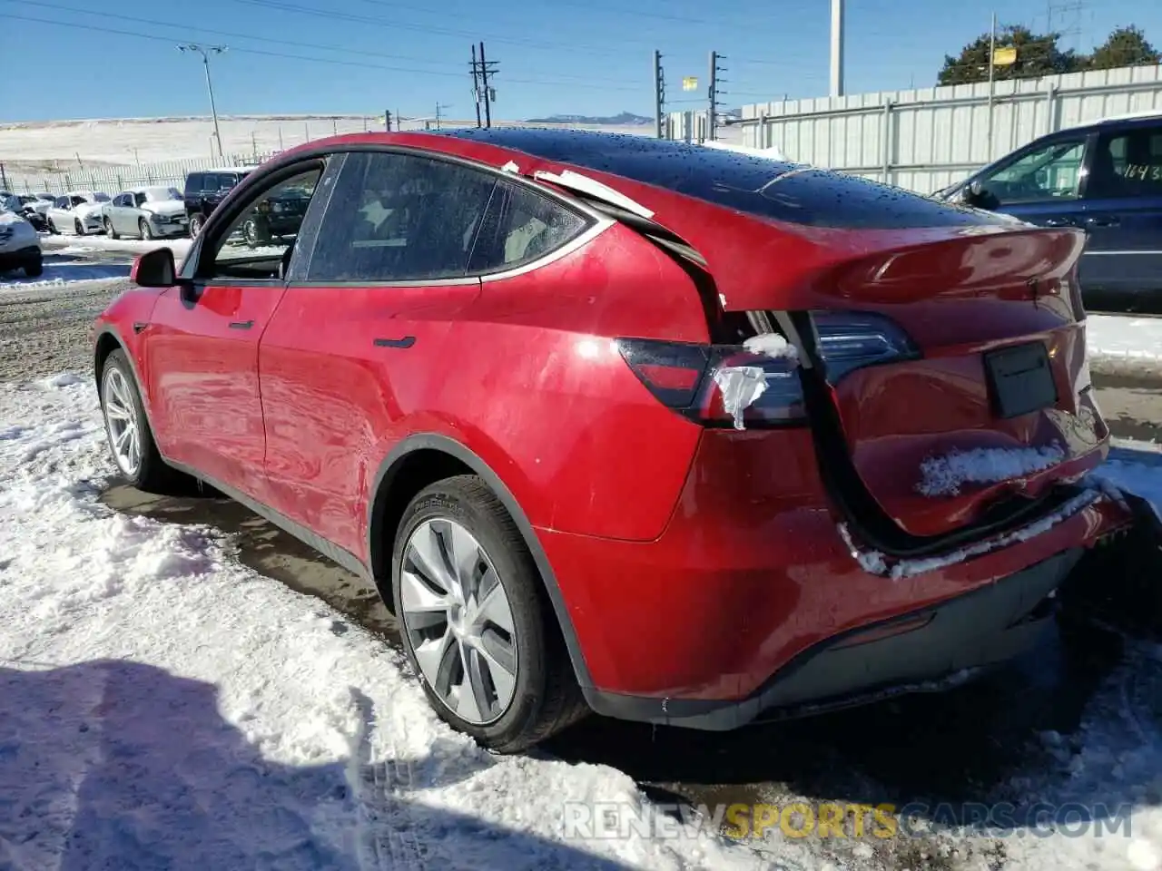 3 Photograph of a damaged car 5YJYGDEE6LF034640 TESLA MODEL Y 2020