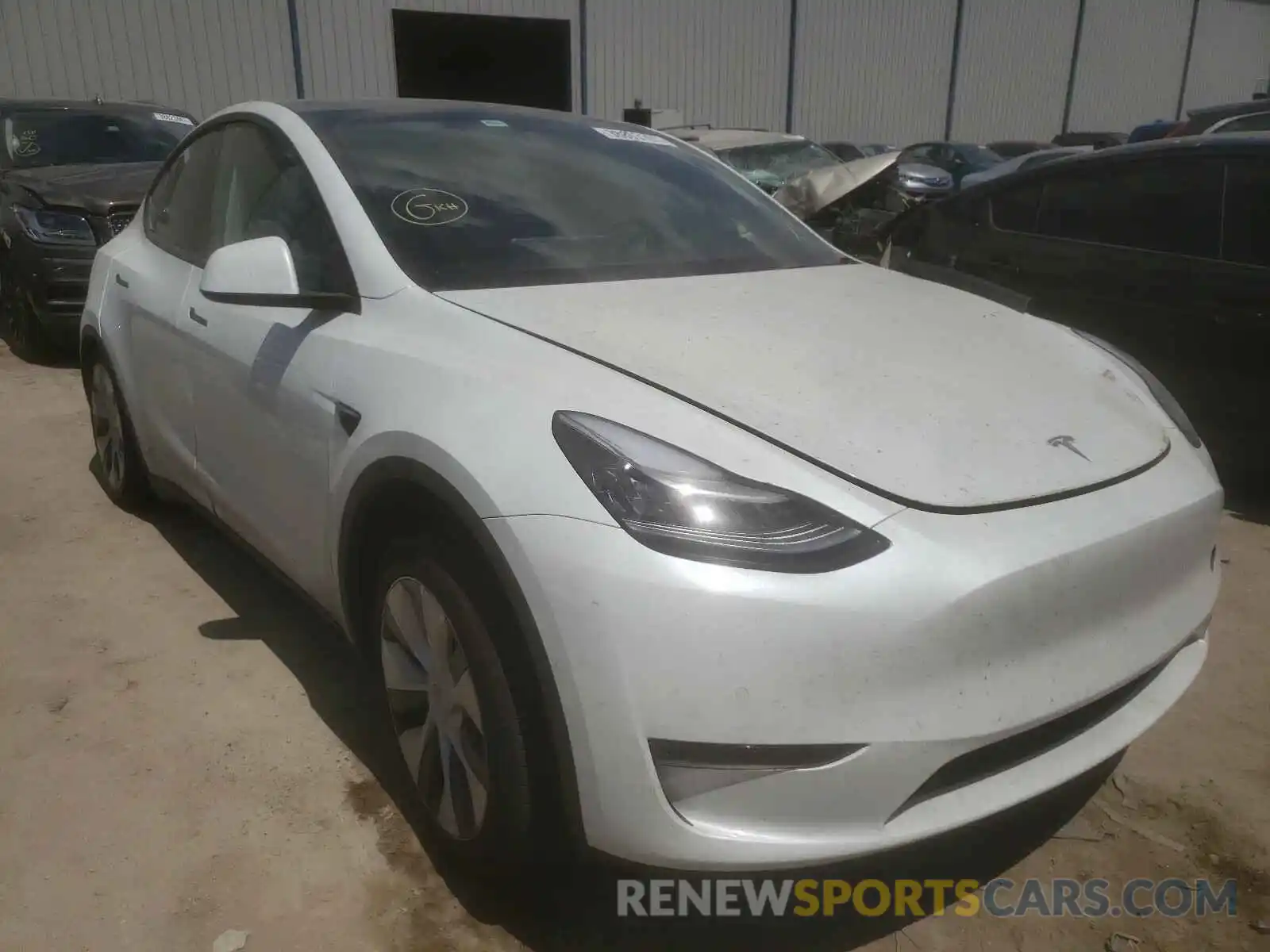 1 Photograph of a damaged car 5YJYGDEE6LF035254 TESLA MODEL Y 2020