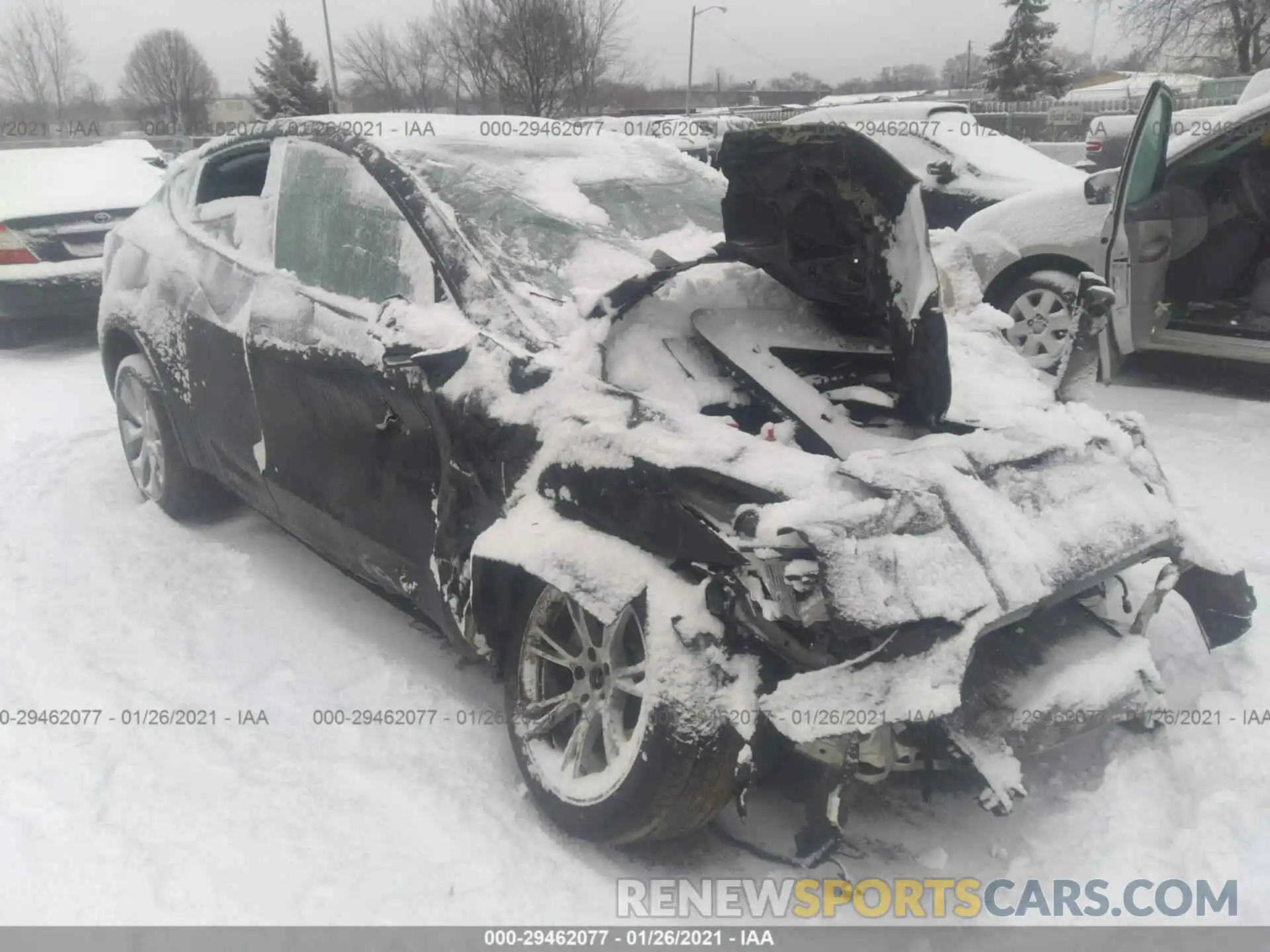 1 Photograph of a damaged car 5YJYGDEE6LF044164 TESLA MODEL Y 2020