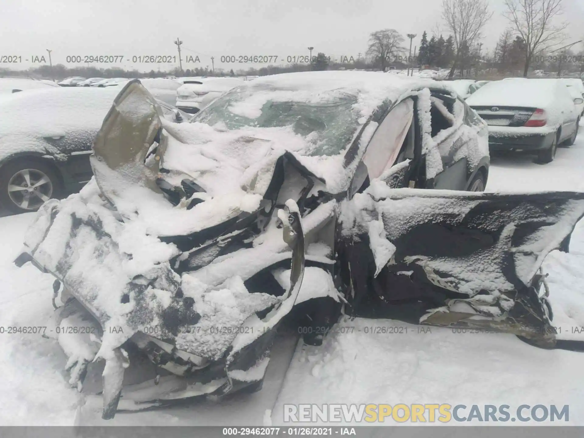 2 Photograph of a damaged car 5YJYGDEE6LF044164 TESLA MODEL Y 2020