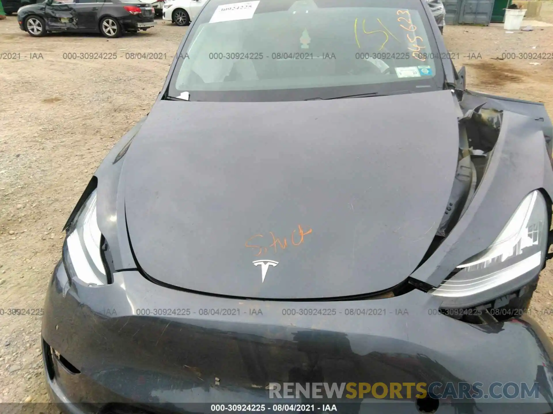 10 Фотография поврежденного автомобиля 5YJYGDEE6LF045623 TESLA MODEL Y 2020