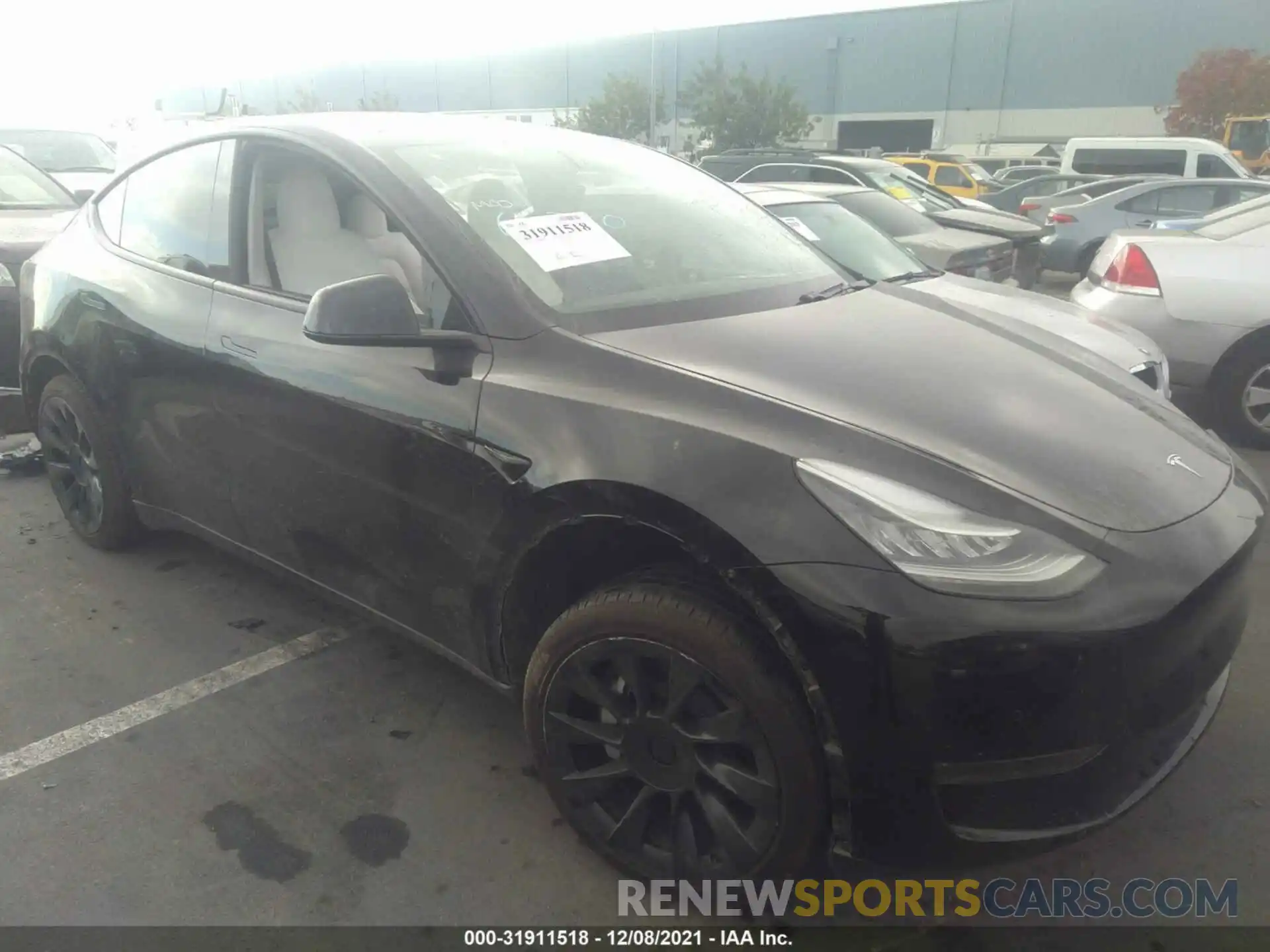 1 Photograph of a damaged car 5YJYGDEE6LF046464 TESLA MODEL Y 2020