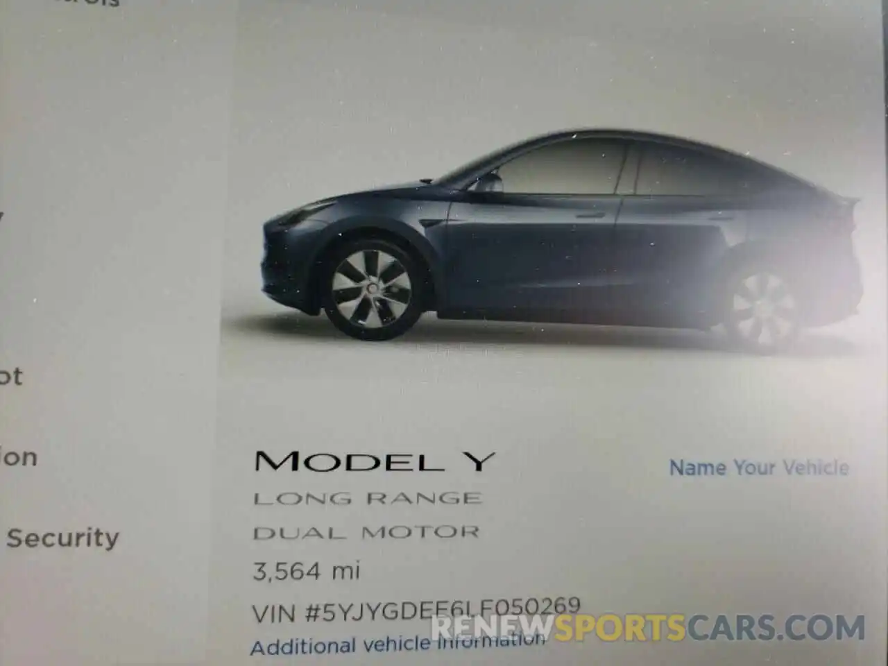 8 Photograph of a damaged car 5YJYGDEE6LF050269 TESLA MODEL Y 2020