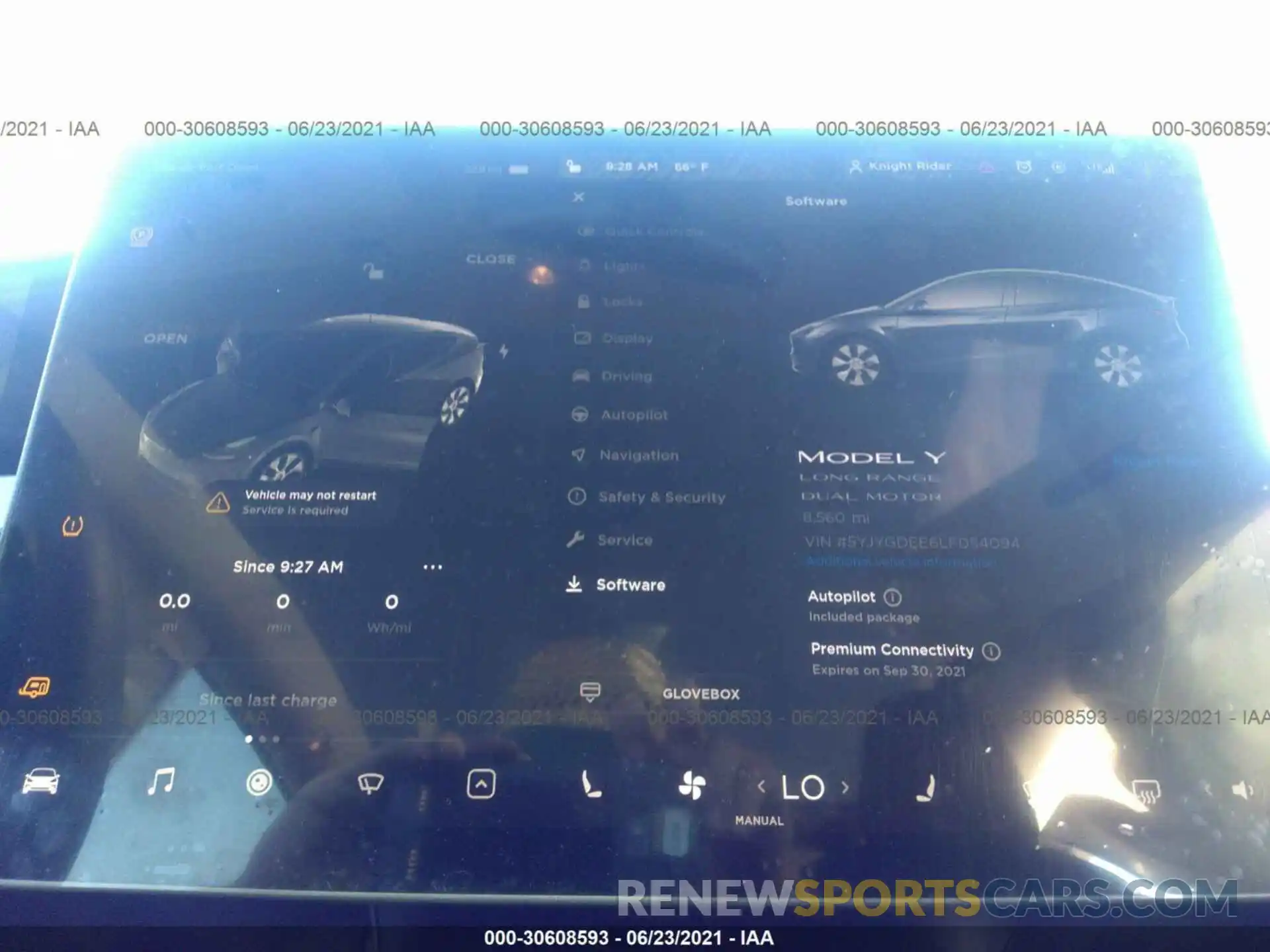 7 Photograph of a damaged car 5YJYGDEE6LF054094 TESLA MODEL Y 2020