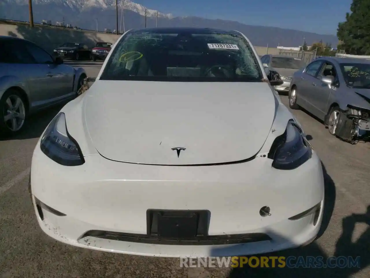 9 Photograph of a damaged car 5YJYGDEE6LF054547 TESLA MODEL Y 2020