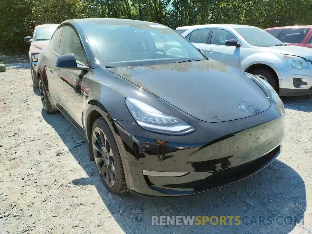 1 Photograph of a damaged car 5YJYGDEE6LF059635 TESLA MODEL Y 2020