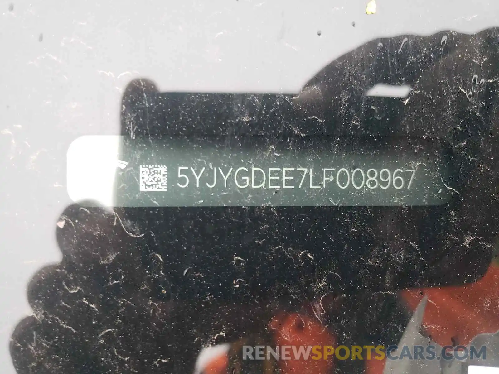 10 Photograph of a damaged car 5YJYGDEE7LF008967 TESLA MODEL Y 2020