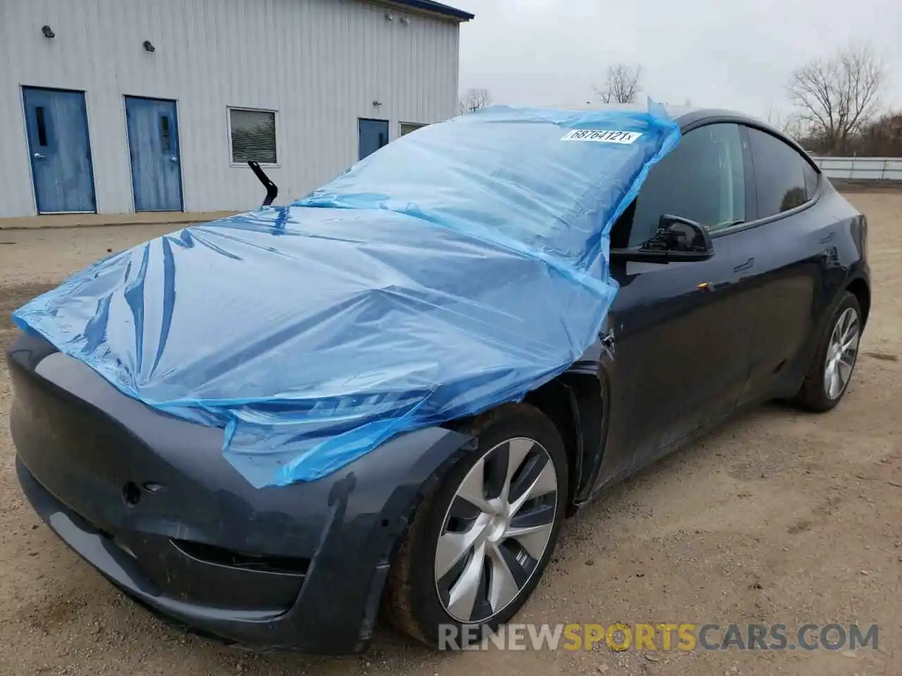 2 Photograph of a damaged car 5YJYGDEE7LF010167 TESLA MODEL Y 2020